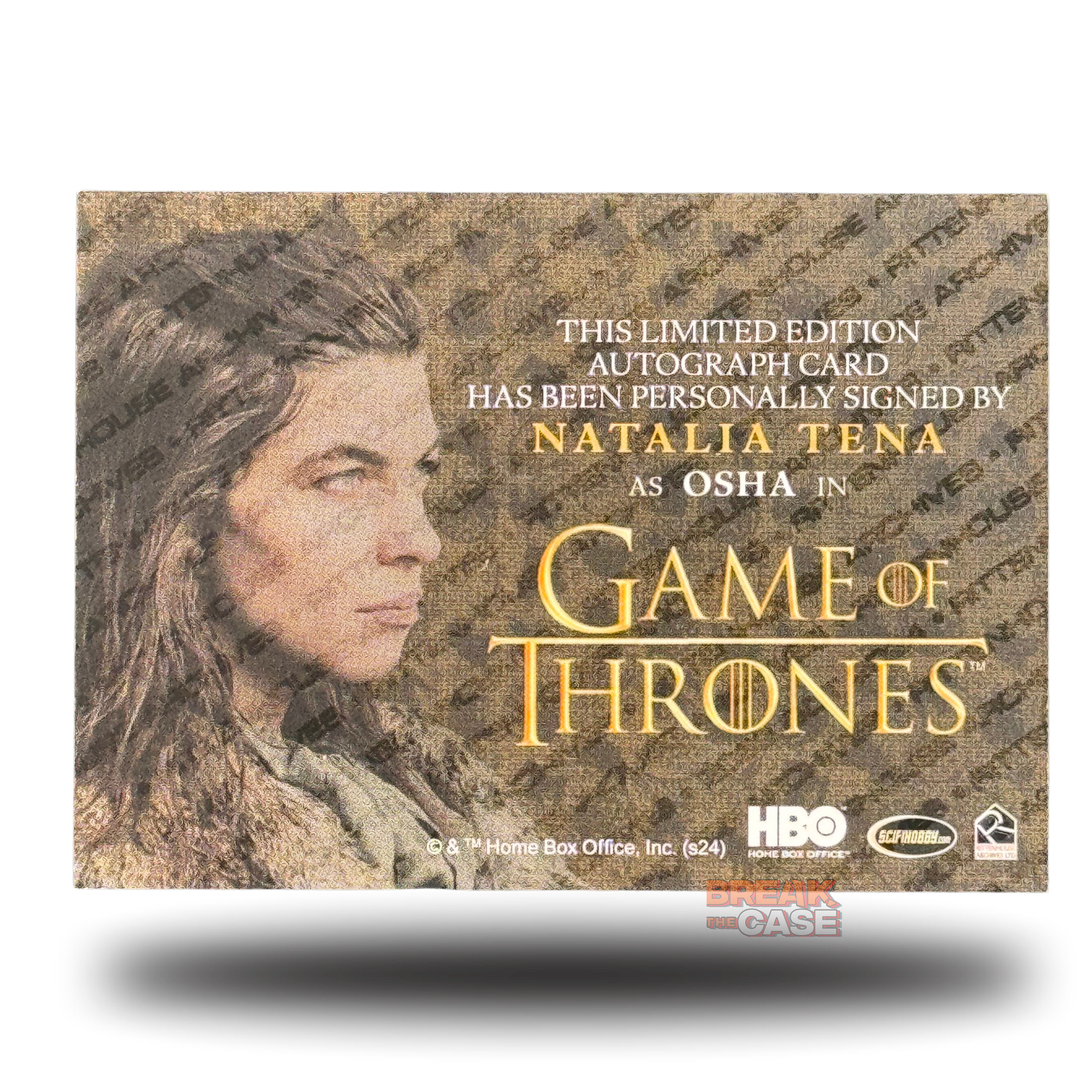 GoT: Legends of the Realm - Natalia Tena / Osha - Auto/Signatur