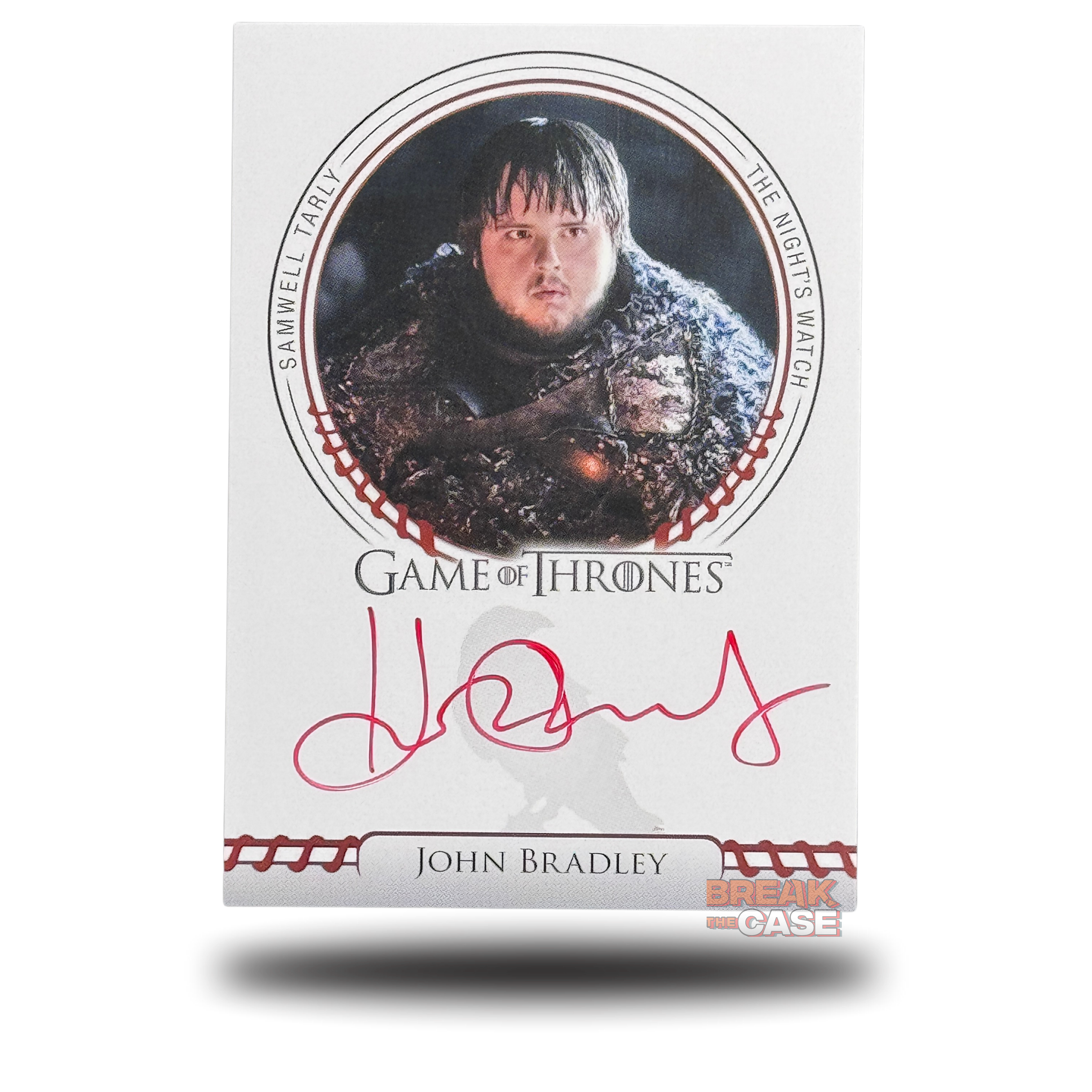 GoT: Legends of the Realm - John Bradley / Samwell Tarly - Auto/Signatur