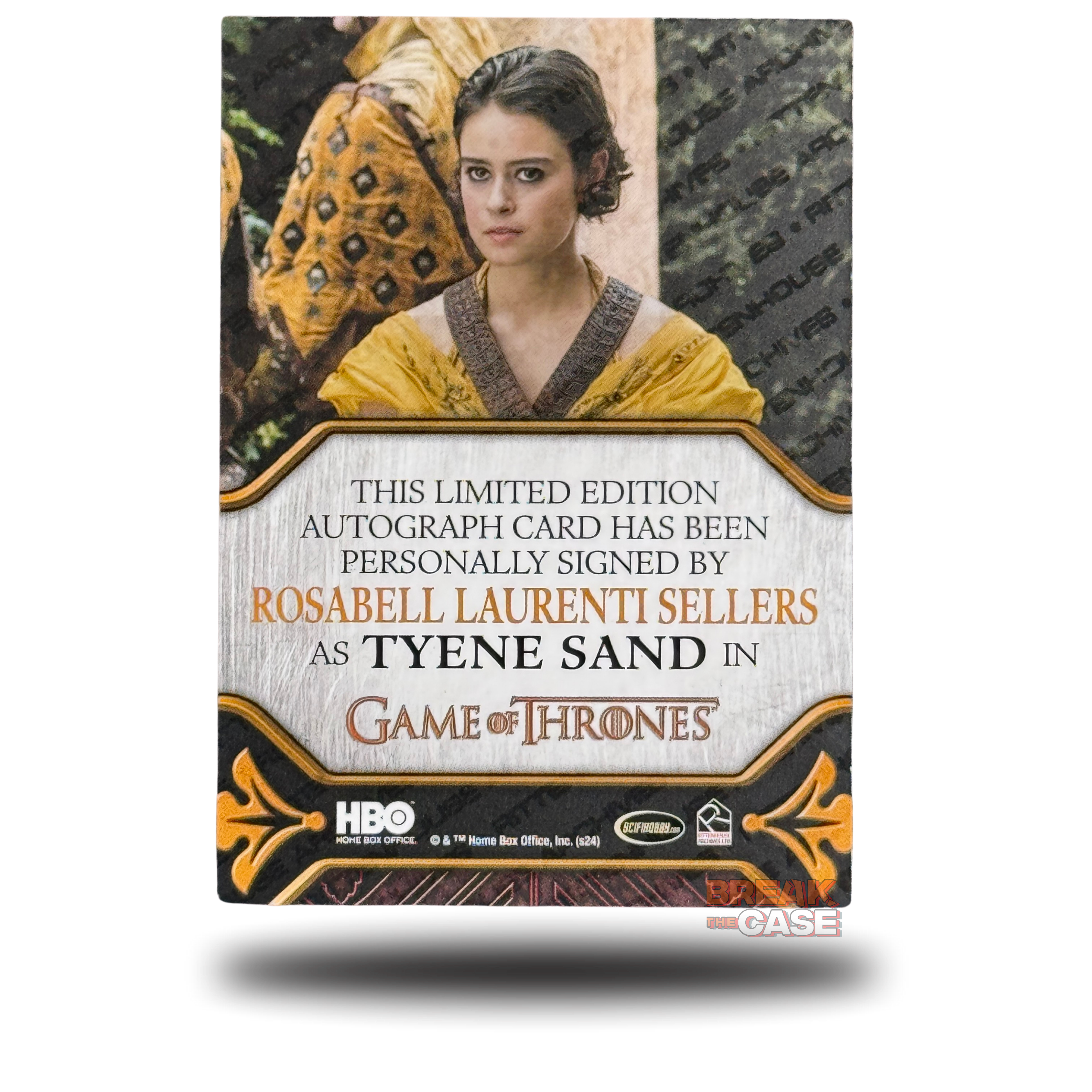 GoT: Legends of the Realm - Rosabell Laurenti Sellers / Tyene Sand - Auto/Signatur