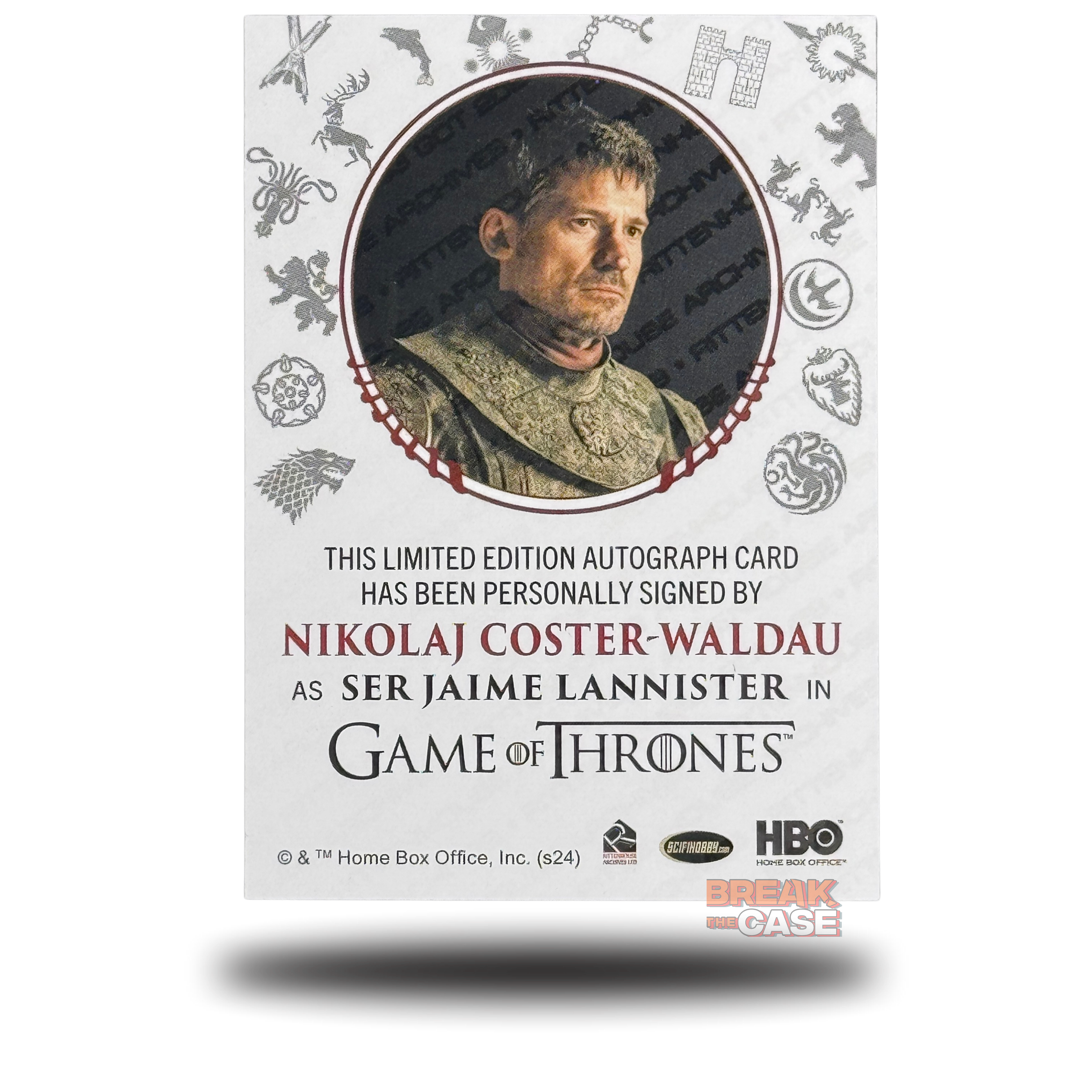 GoT: Legends of the Realm - Nikolaj Coster-Waldau / Ser Jaime Lannister - Auto/Signatur