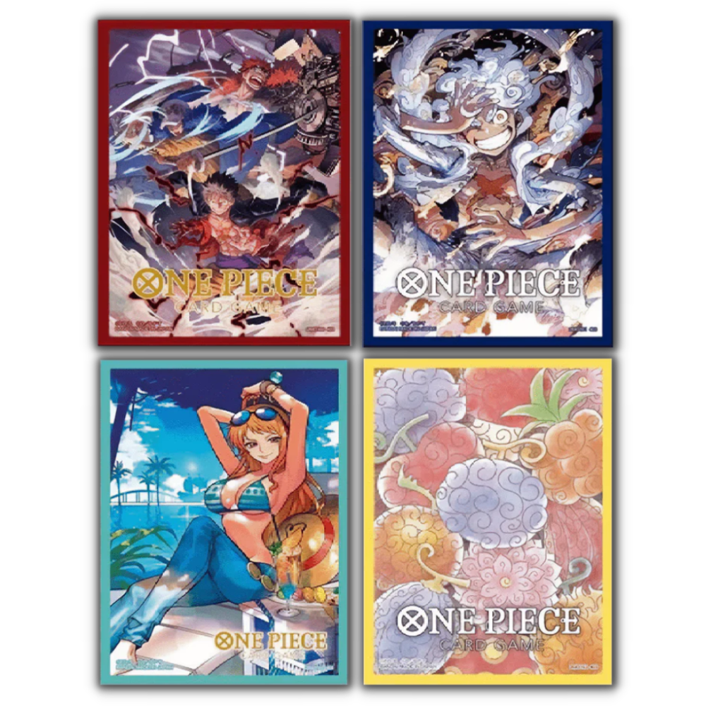 One Piece TCG Card Game - Official Card Sleeves V4 (70 Stk.)