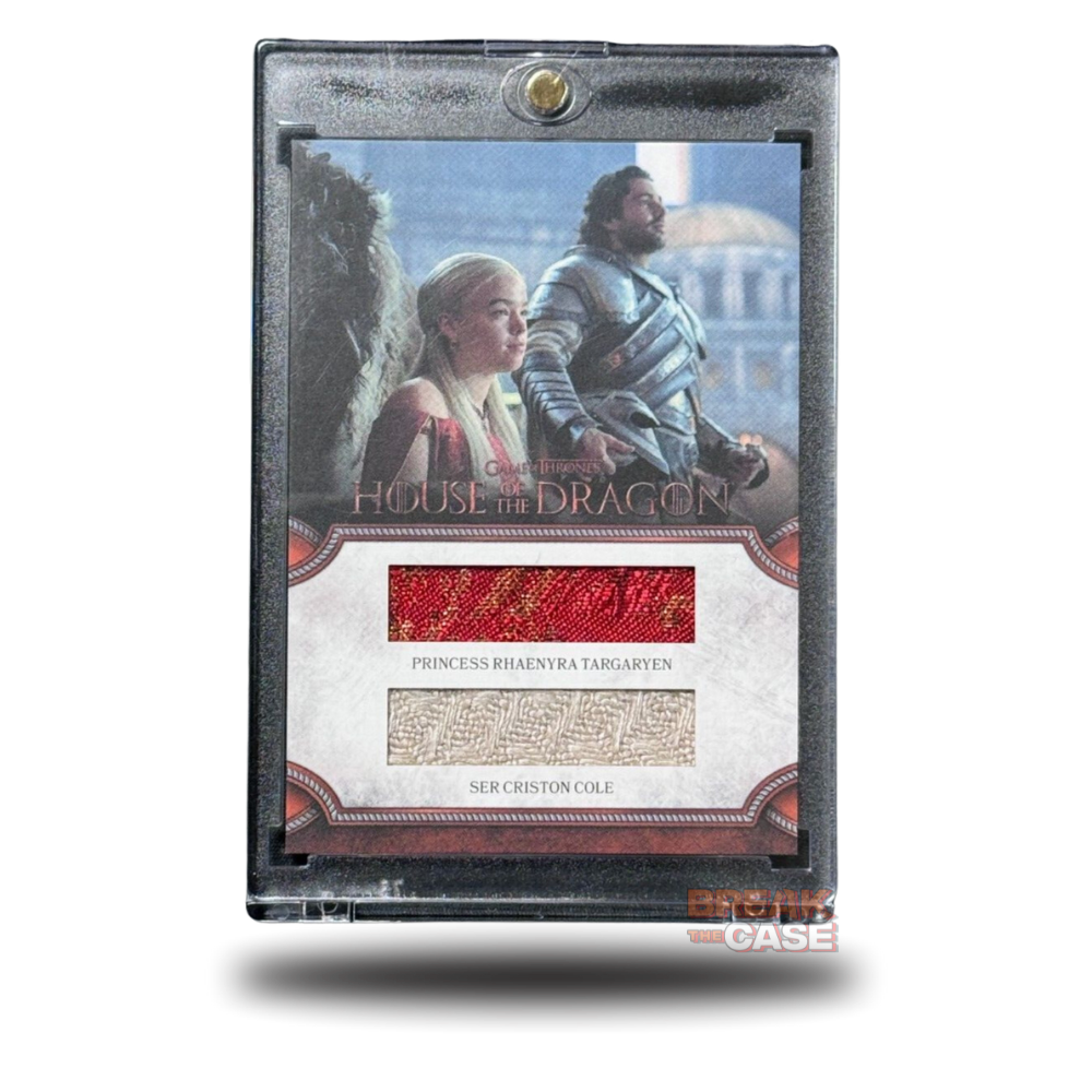 House of the Dragon Season 1 - Rhaenyra Targaryen & Criston Cole Dual Relic DRC6