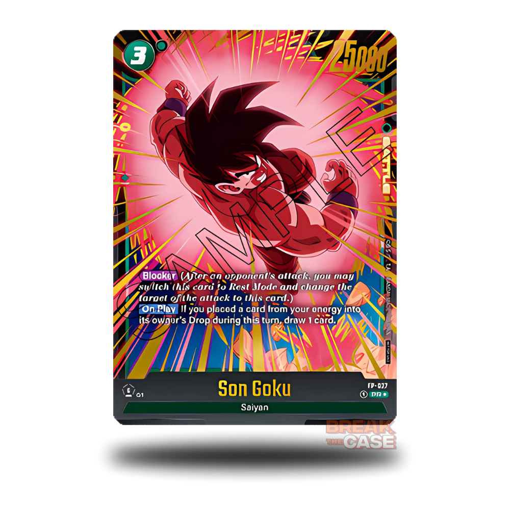 Son Goku - FP-027 - Winner Release Promo - Gold Holofoil - Dragon Ball Super Card Game - Fusion World - Englisch