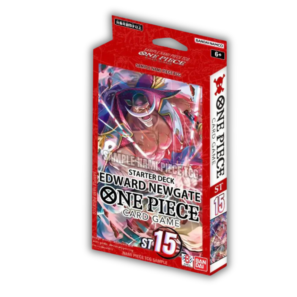 One Piece Card Game - Edward Newgate - Red - ST15 - Starter Deck - Englisch