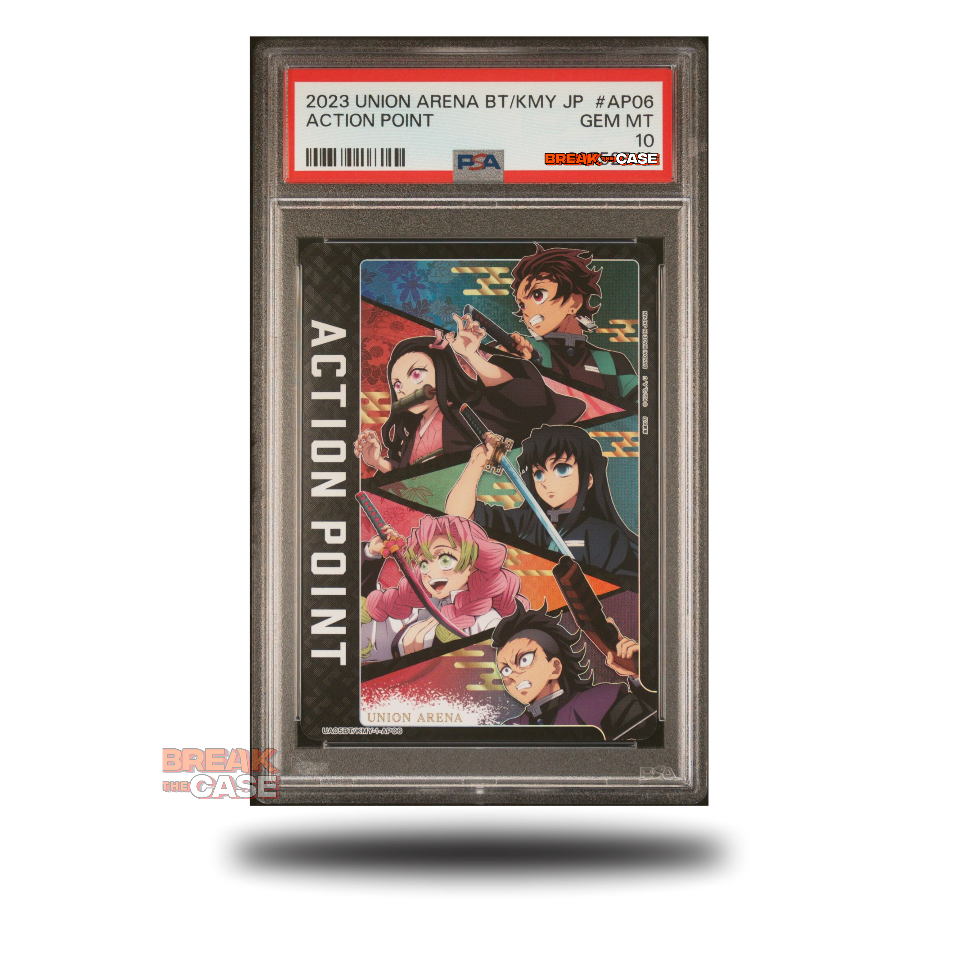 Demon Slayer / Tanjiro / Nezuko / Muichiro / Kanroji / Genja - Action Point - PSA 10 - DemoN Slayer Vol. 1 - Union Arena - Japanisch