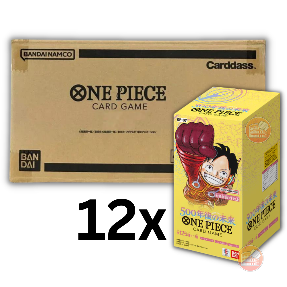 One Piece Card Game - OP-07 - 500 Years into the Future - Case /12x Booster Display - Japanisch