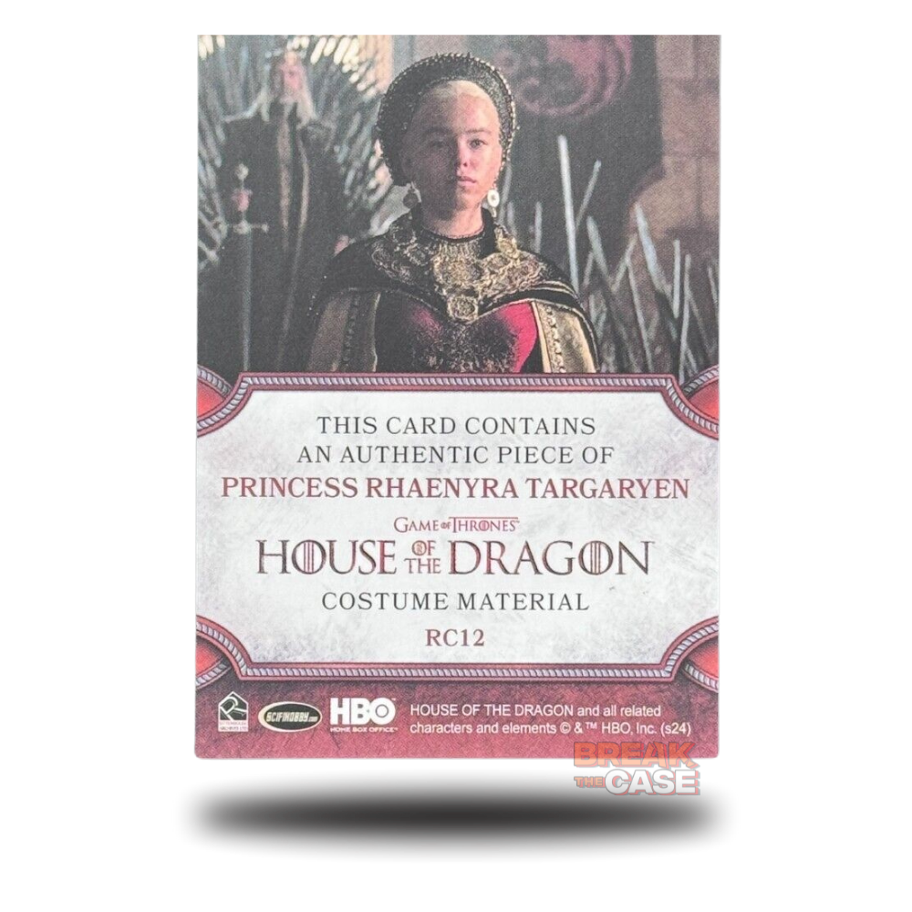 House of the Dragon Season 1 - Princess Rhaenyra Targaryen - RELIC/Patch - RC12