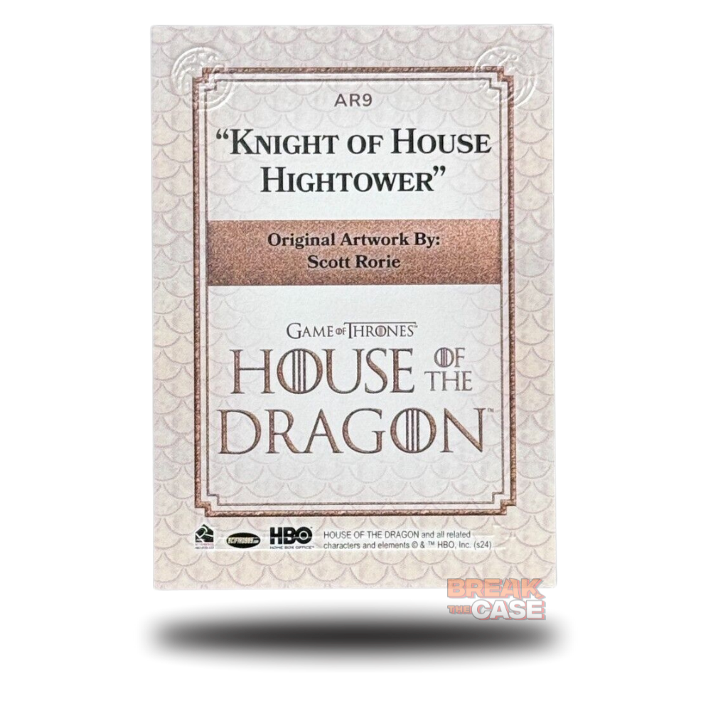 House of the Dragon Season 1 - Knight of House Hightower - AR9 - Scott Rorie