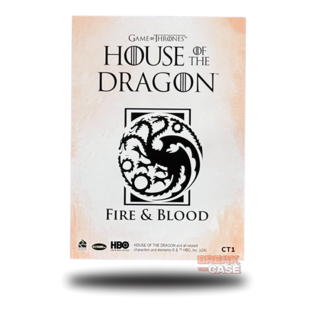 House of the Dragon Season 1 - Fire & Blood - Case Topper Holo - CT1