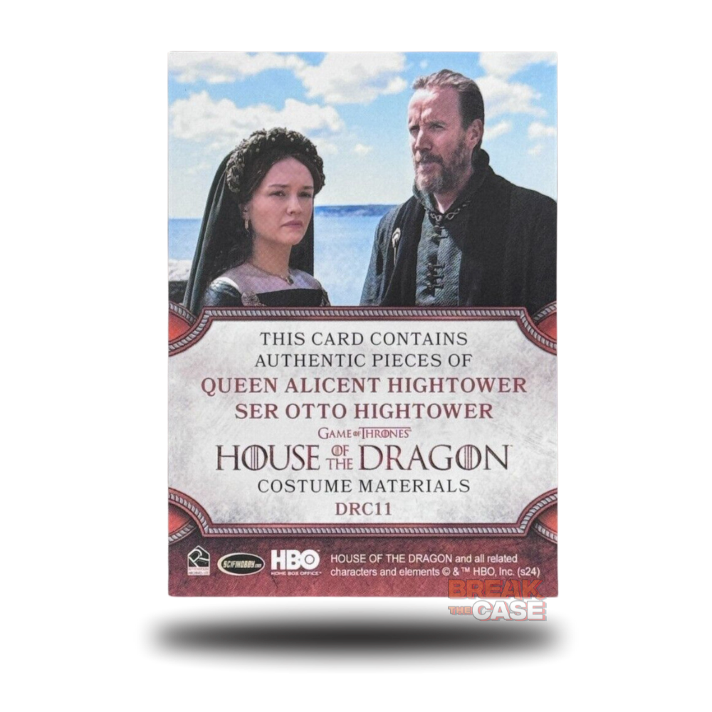 House of the Dragon Season 1 - Queen Alicent & Otto Hightower - DOUBLE RELIC - DRC11