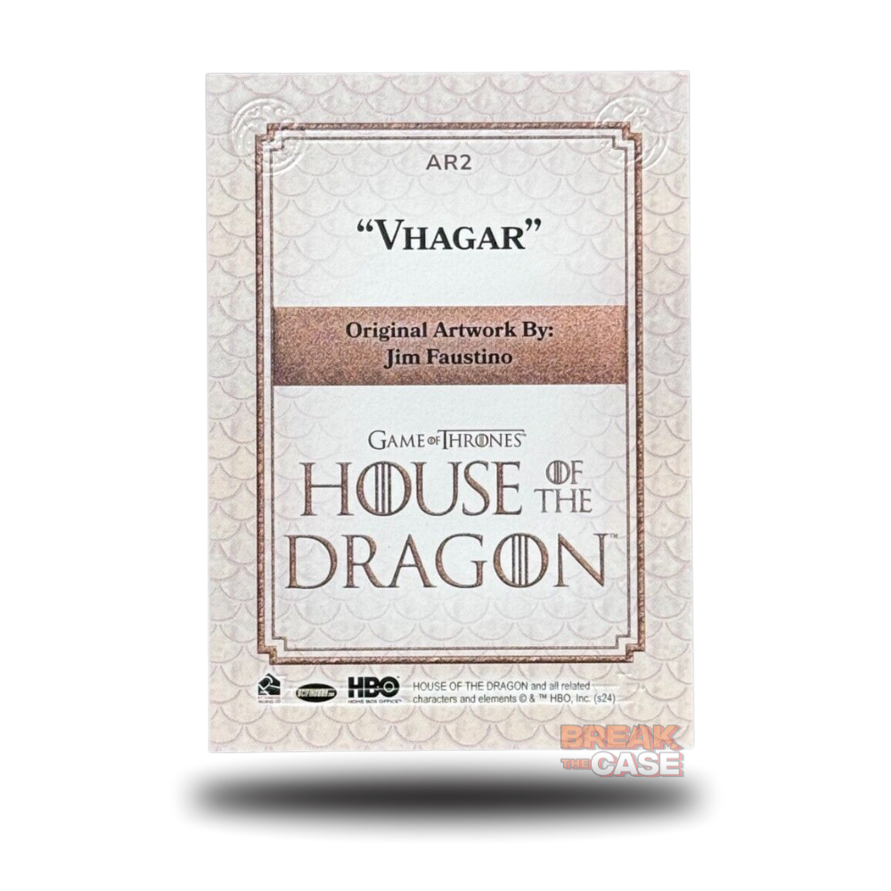 House of the Dragon Season 1 - Vhagar - AR2 - Artost Jim Faustino