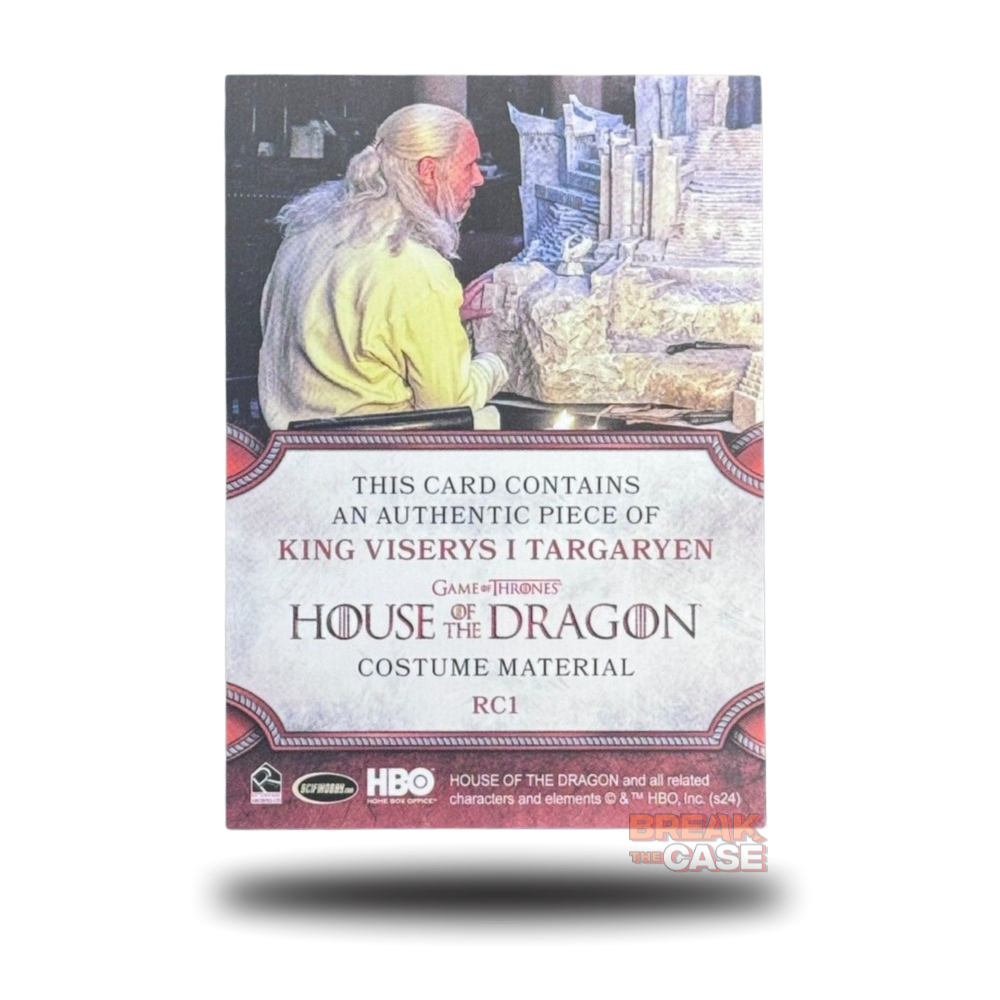 House of the Dragon Season 1 - King Viserys I. Targaryen - Relic - RC1