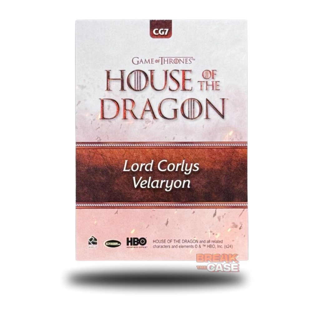 House of the Dragon Season 1 - Lord Corlys Velaryon - CG7 - Holofoil - Charakter