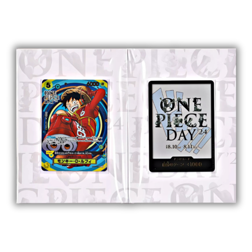 One Piece Card Game - One Piece Day 2024 - Monkey.D.Luffy - OP07-109 & Special One Piece Day DON!! - Promo - Sealed Card Collection - (JP)