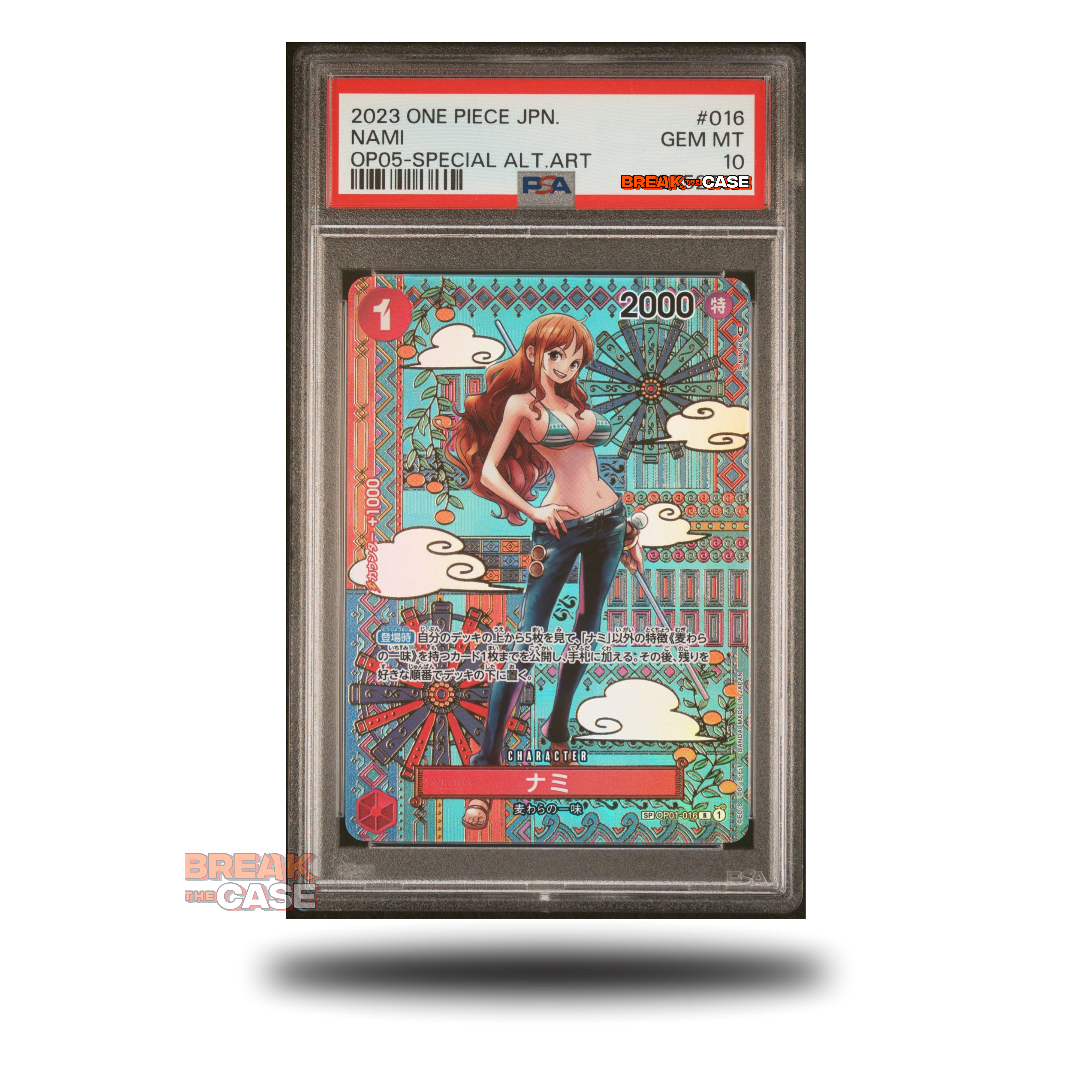 Nami - (SP Special) - PSA 10 - OP05 Awakening of the new Era - One Piece Card Game - Japanisch