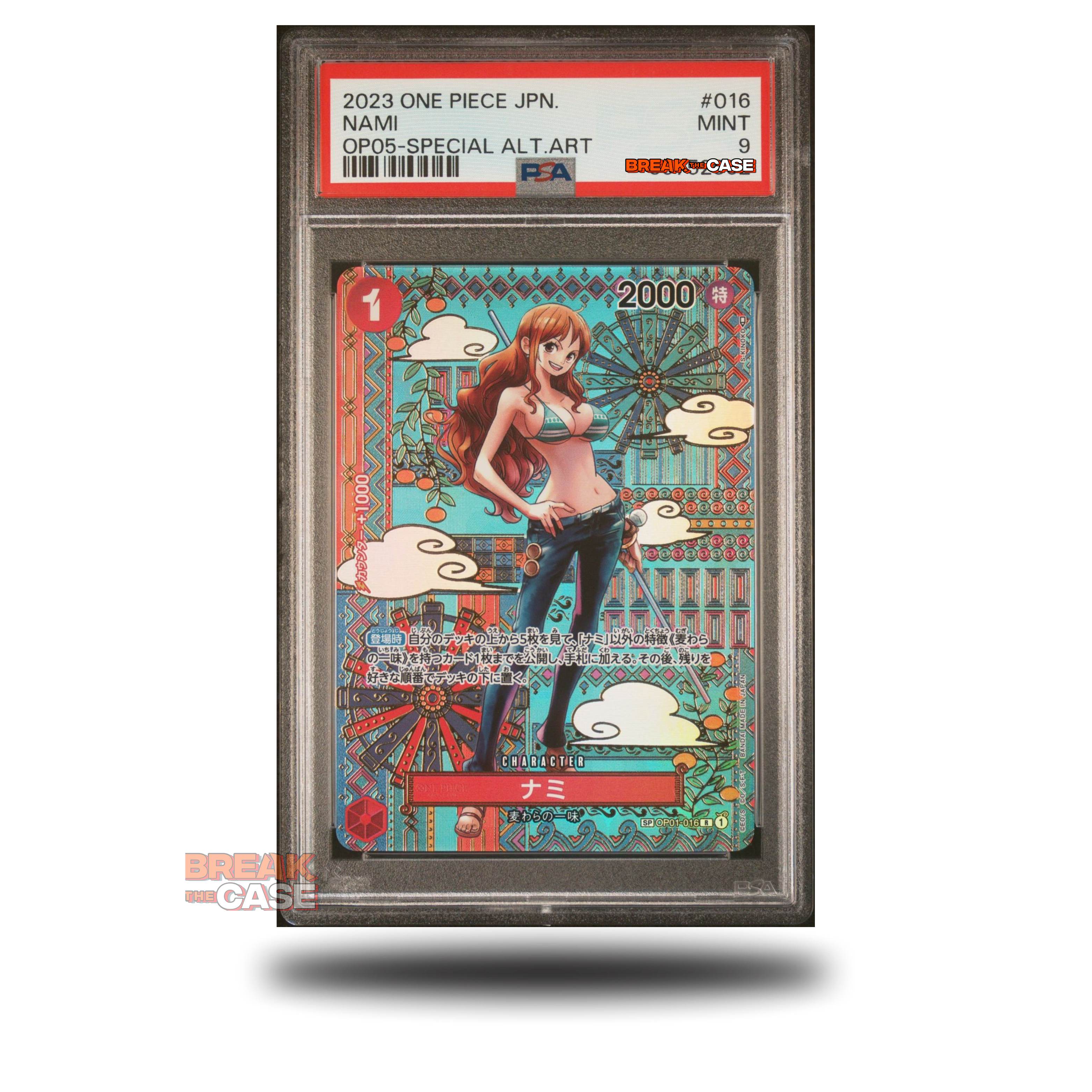 Nami - (SP Special) - PSA 9 - OP05 Awakening of the new Era - One Piece Card Game - Japanisch