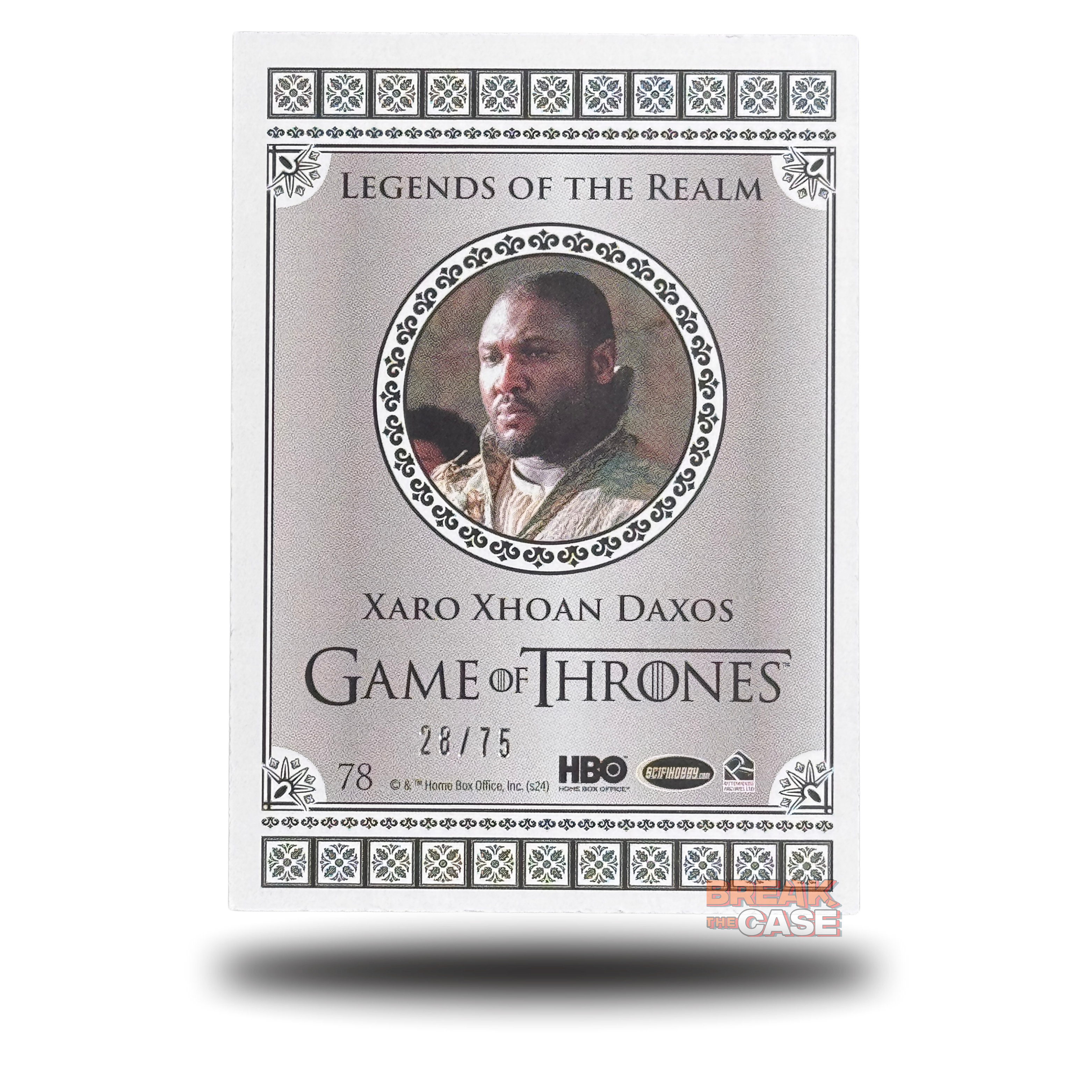 GoT: Legends of the Realm - Xaro Xhoan Daxos - Numbered /75