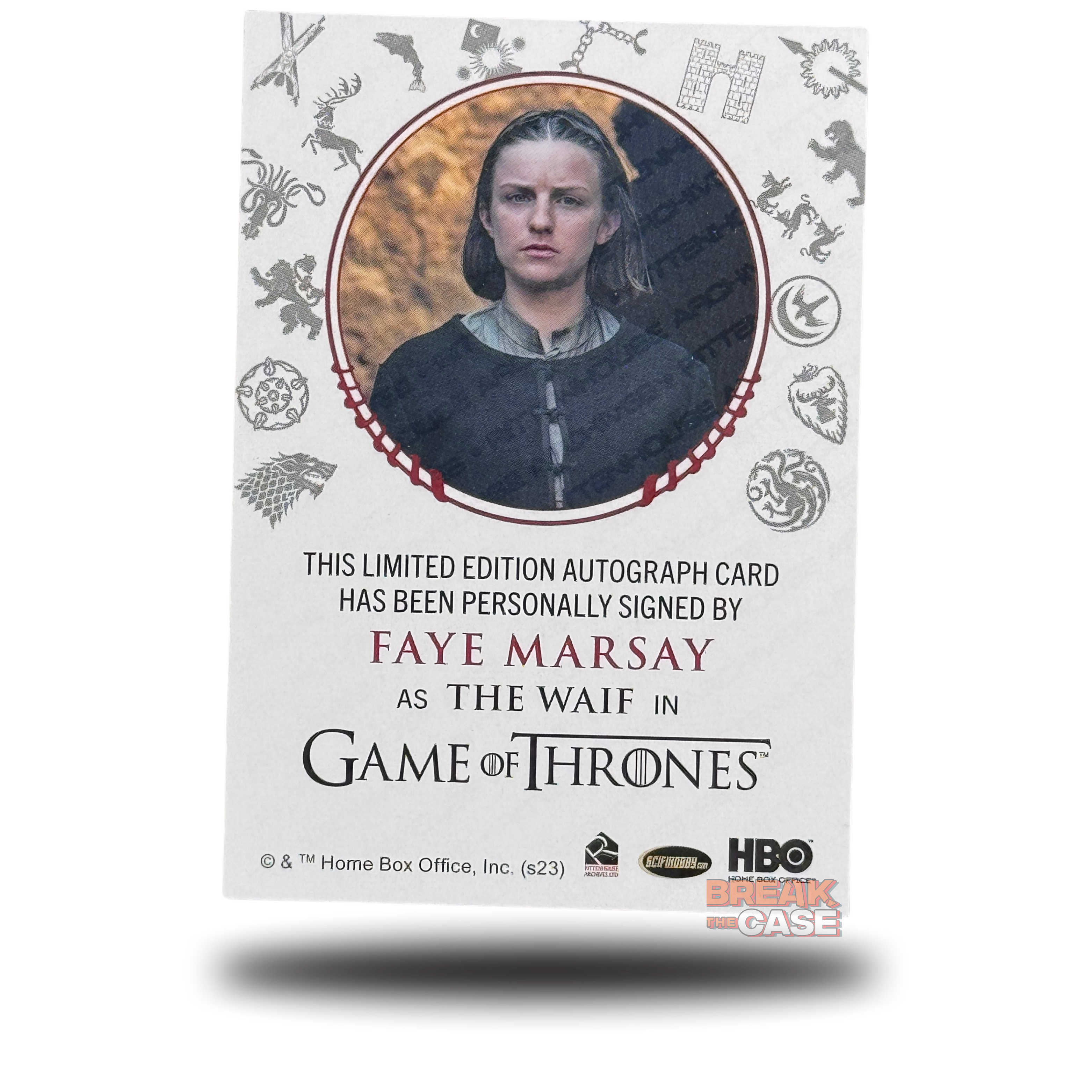 GoT: Legends of the Realm - Faye Marsay / The Waif - Auto/Signatur