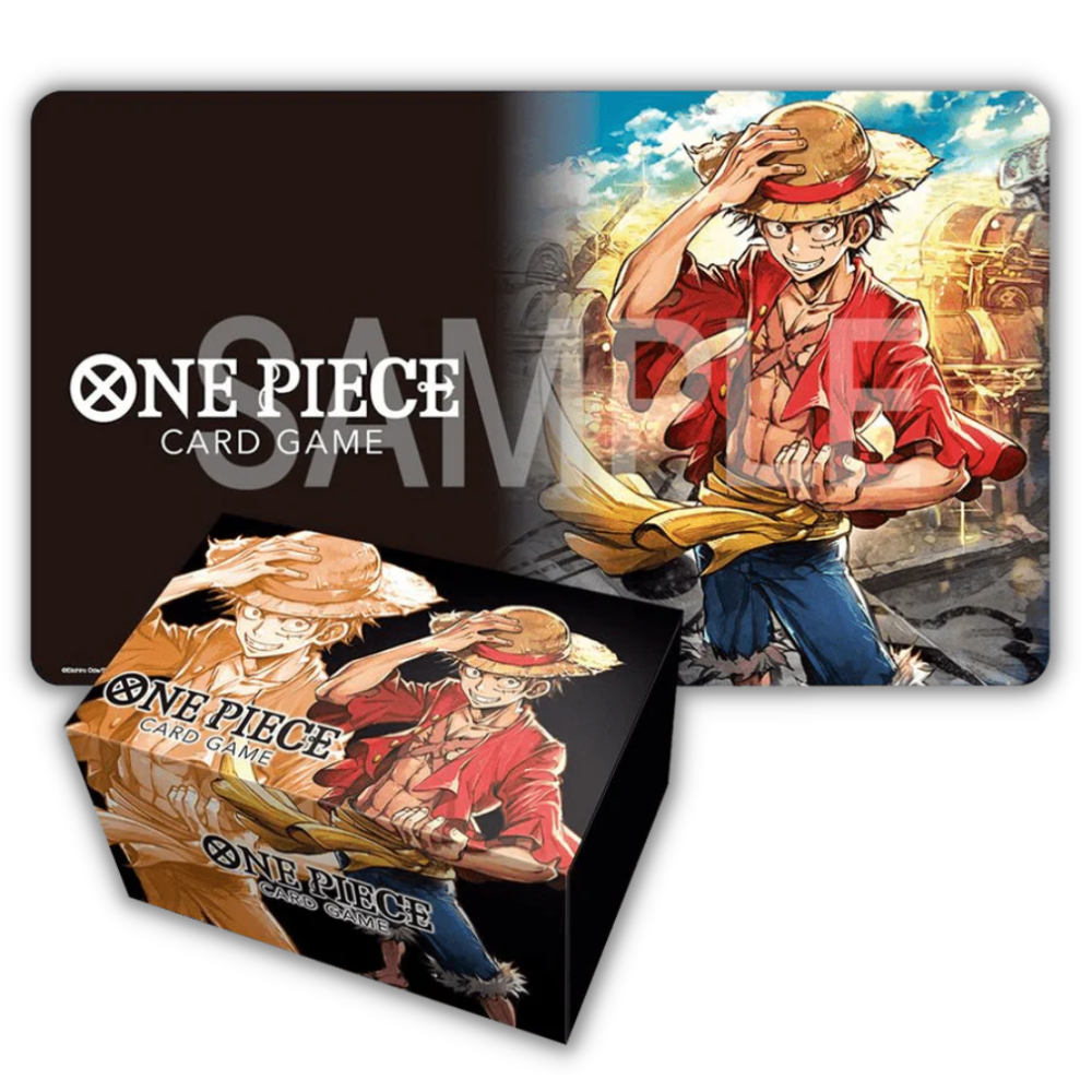 One Piece Card Game - Playmat & Storage Box Set - Monkey.D.Luffy