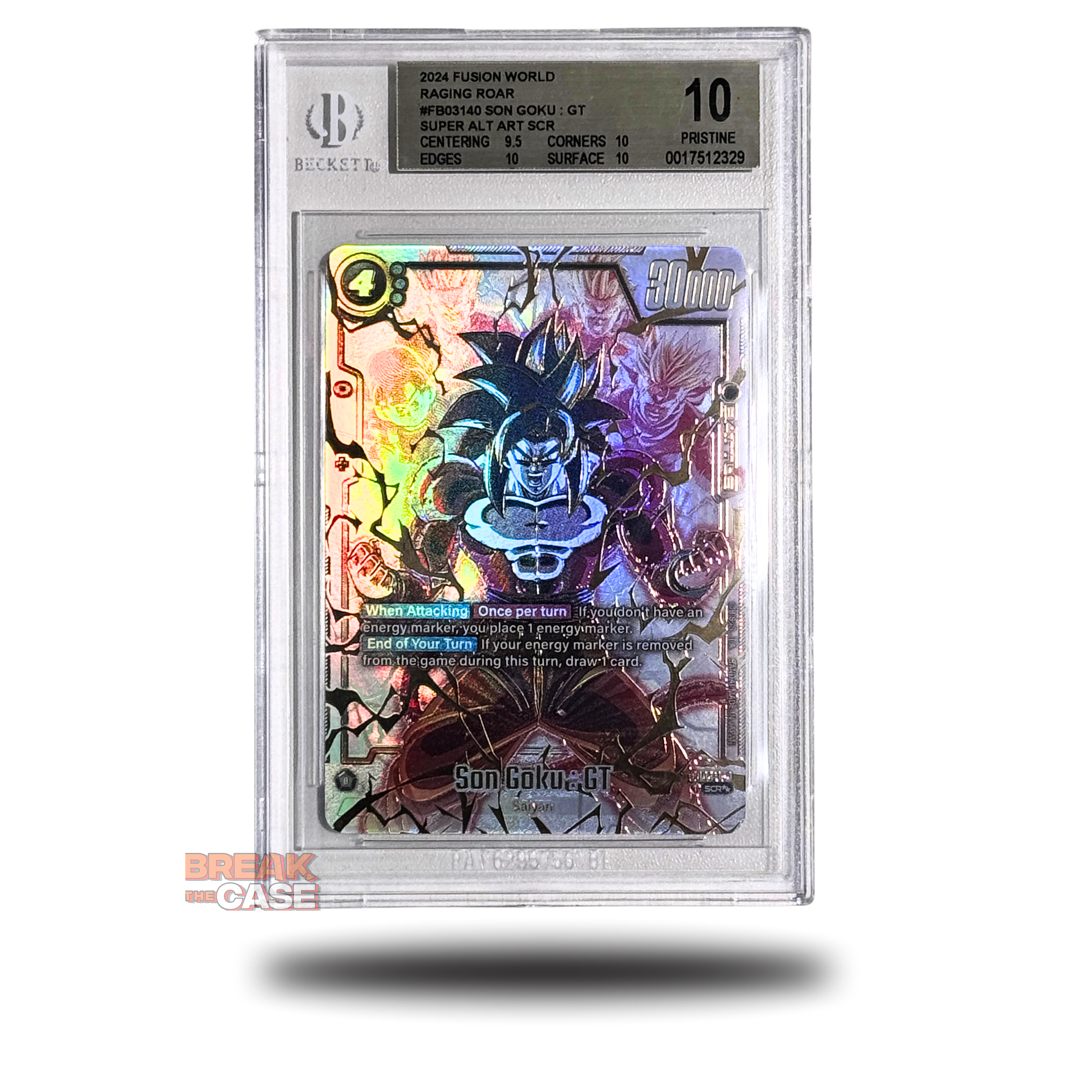 Son Goku: GT - (Super Alt. Art SCR) - BGS 10 PRISTINE - Dragon Ball Super Card Game Fusion World - Englisch