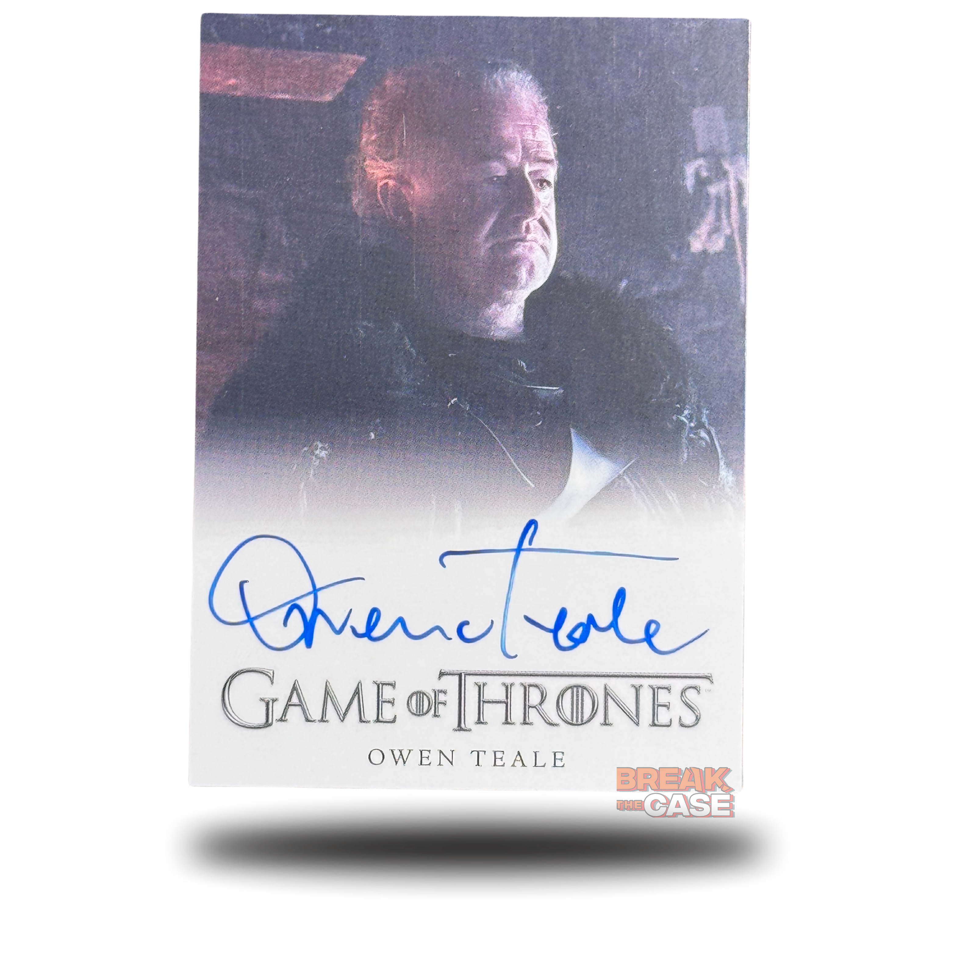 GoT: Legends of the Realm - Owen Teale / Ser Alliser Thorne - Auto/Signatur