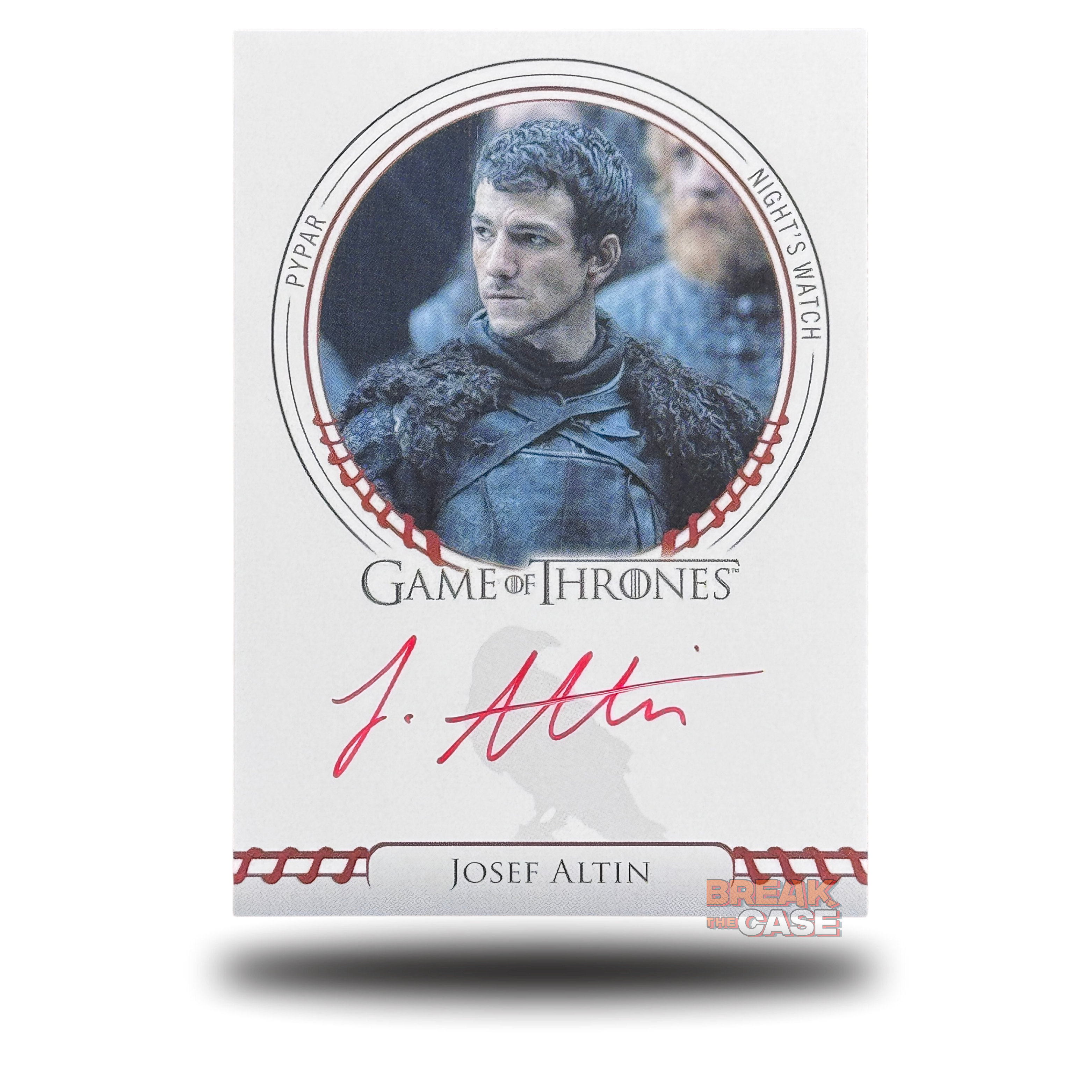 GoT: Legends of the Realm - Josef Altin / Pypar - Auto/Signatur