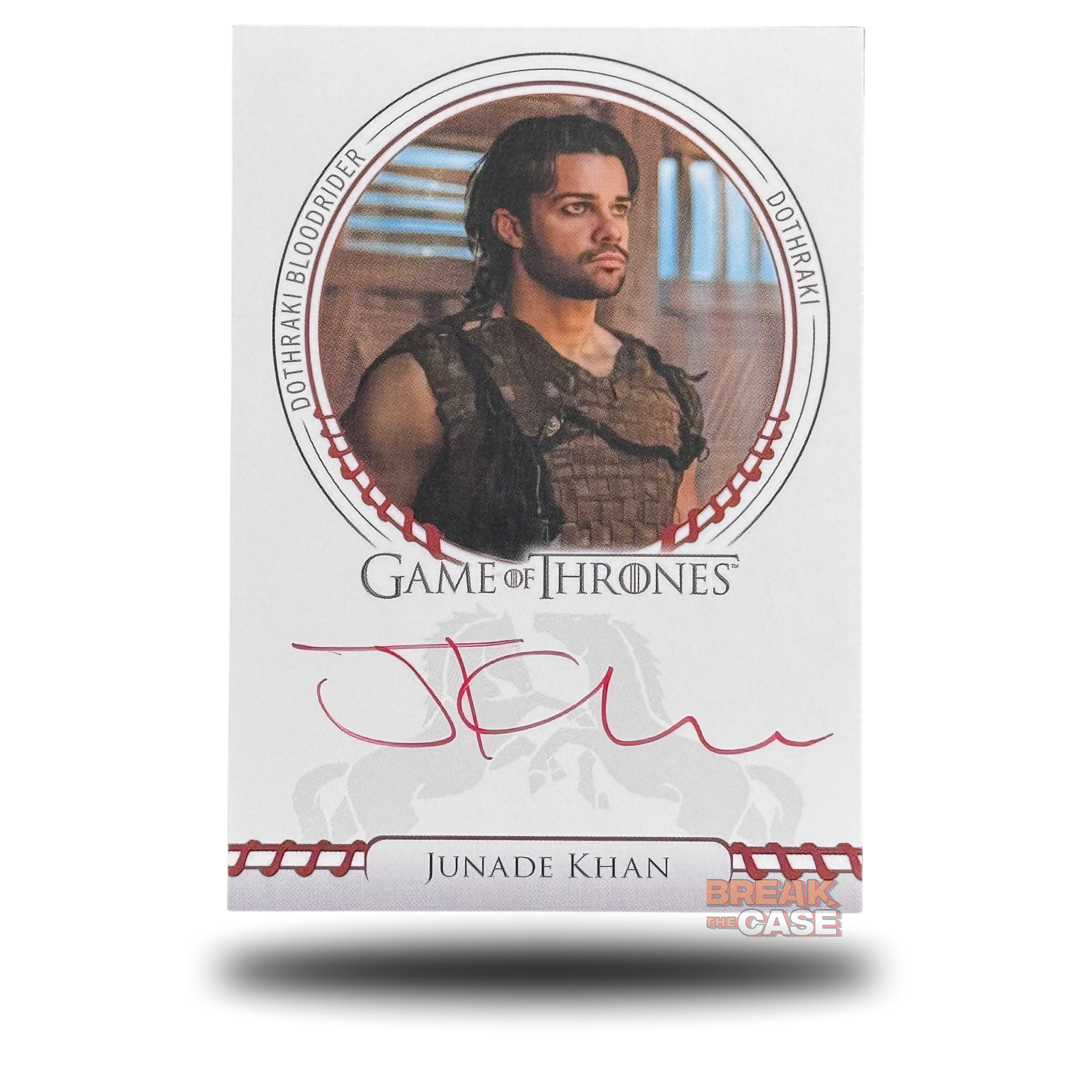 GoT: Legends of the Realm - Junade Khan / Dothraki Bloodrider - Auto/Signatur