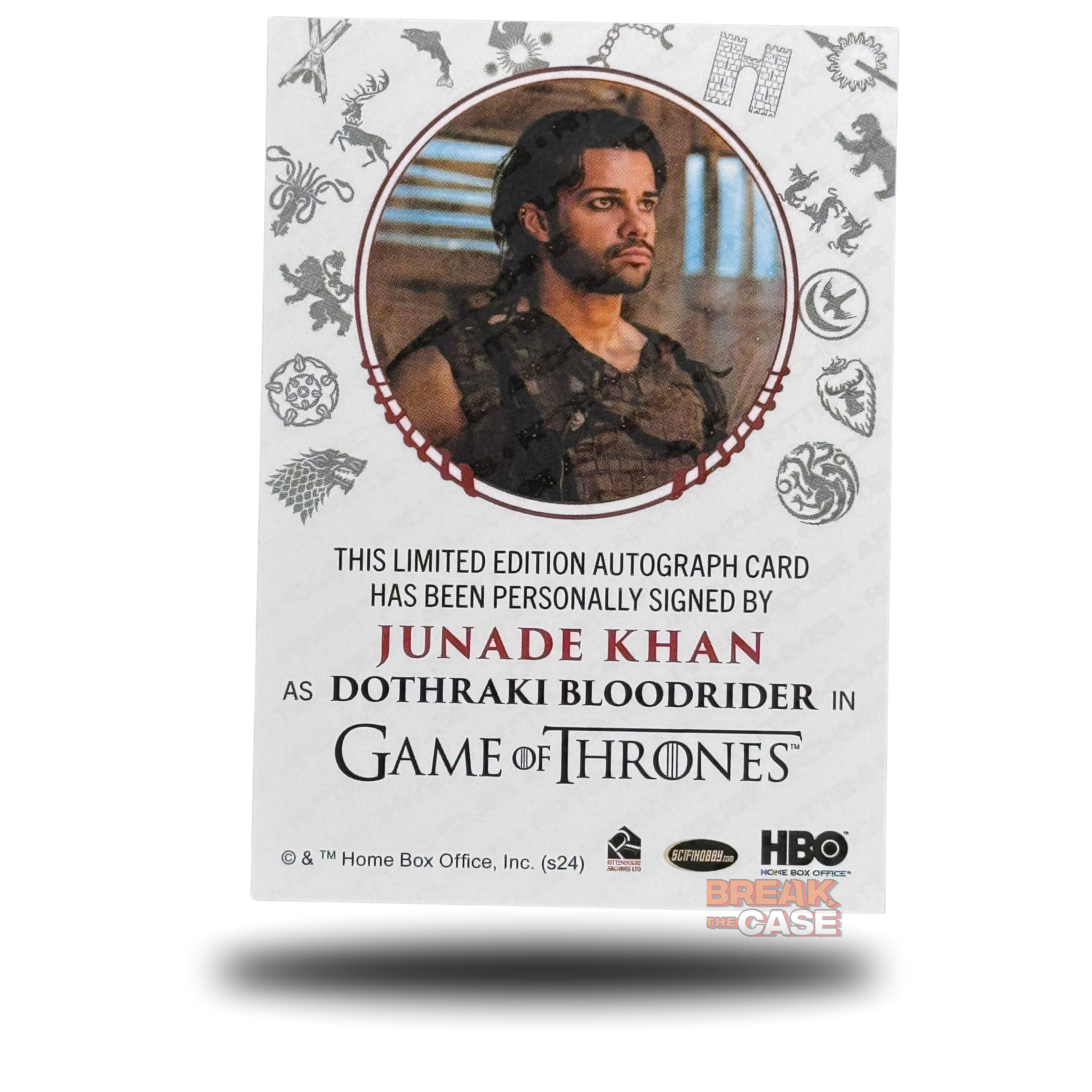 GoT: Legends of the Realm - Junade Khan / Dothraki Bloodrider - Auto/Signatur