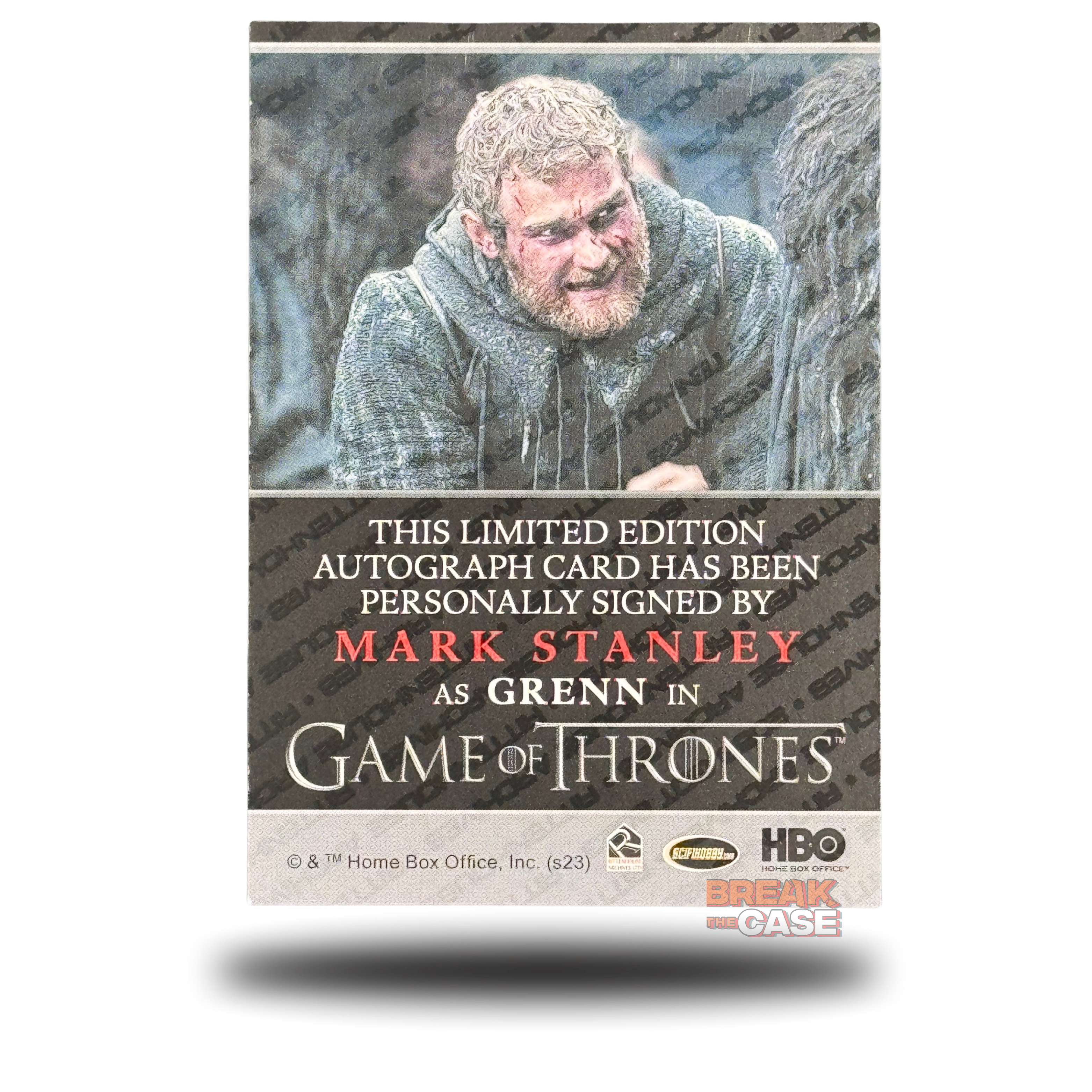 GoT: Legends of the Realm - Mark Stanley / Grenn - Auto/Signatur