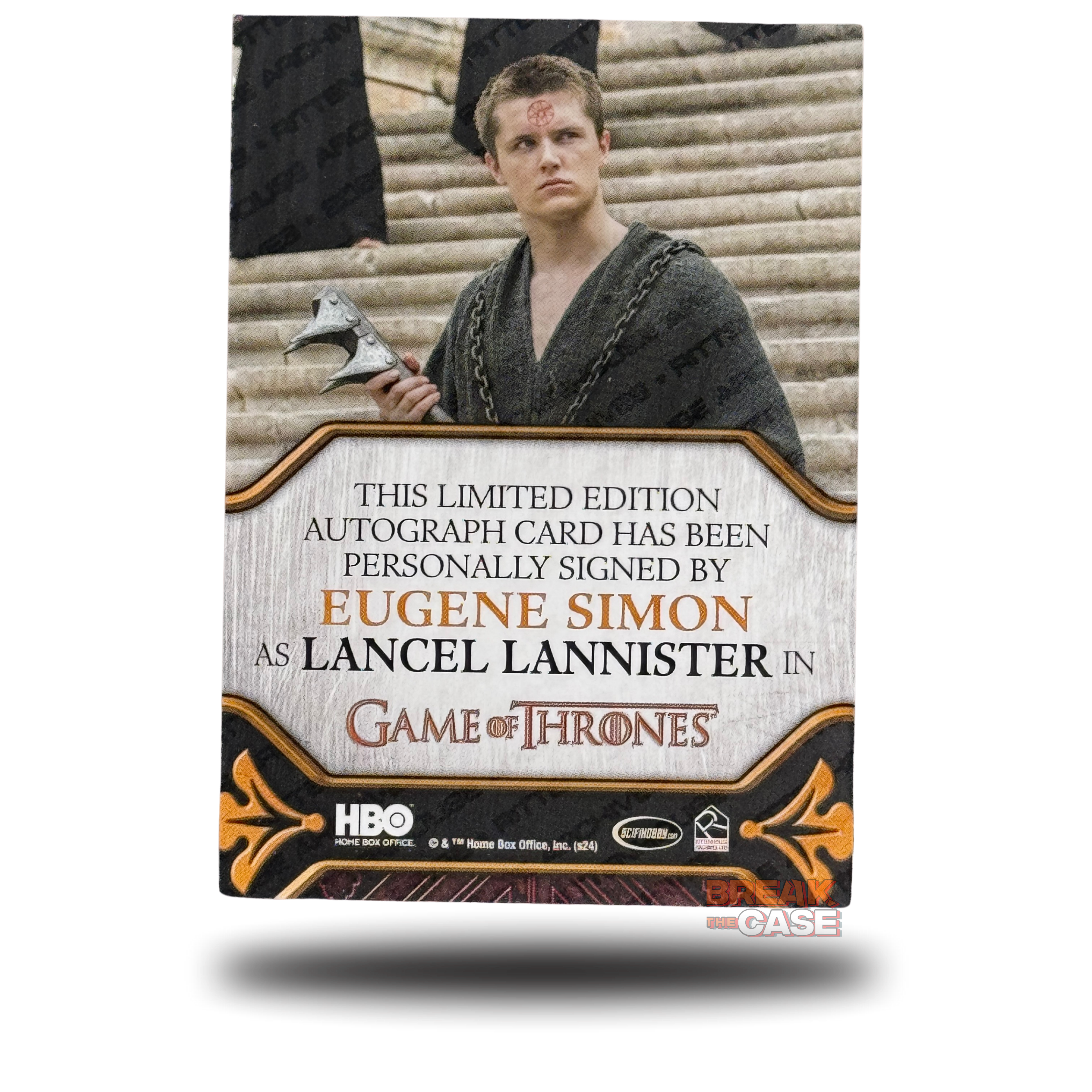 GoT: Legends of the Realm - Eugene Simon / Lancel Lannister - Auto/Signatur