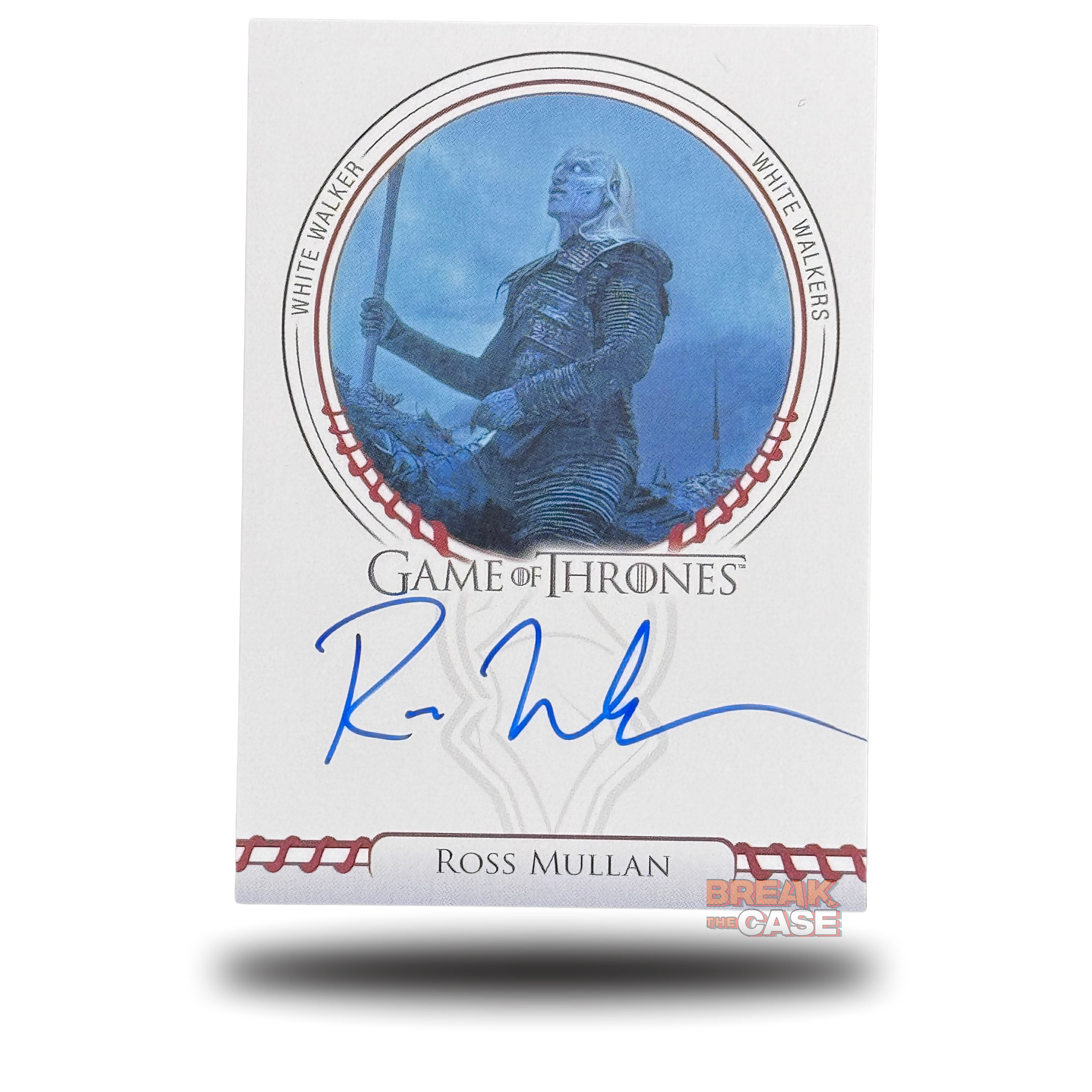 GoT: Legends of the Realm - Ross Mullan / White Walker - Auto/Signatur