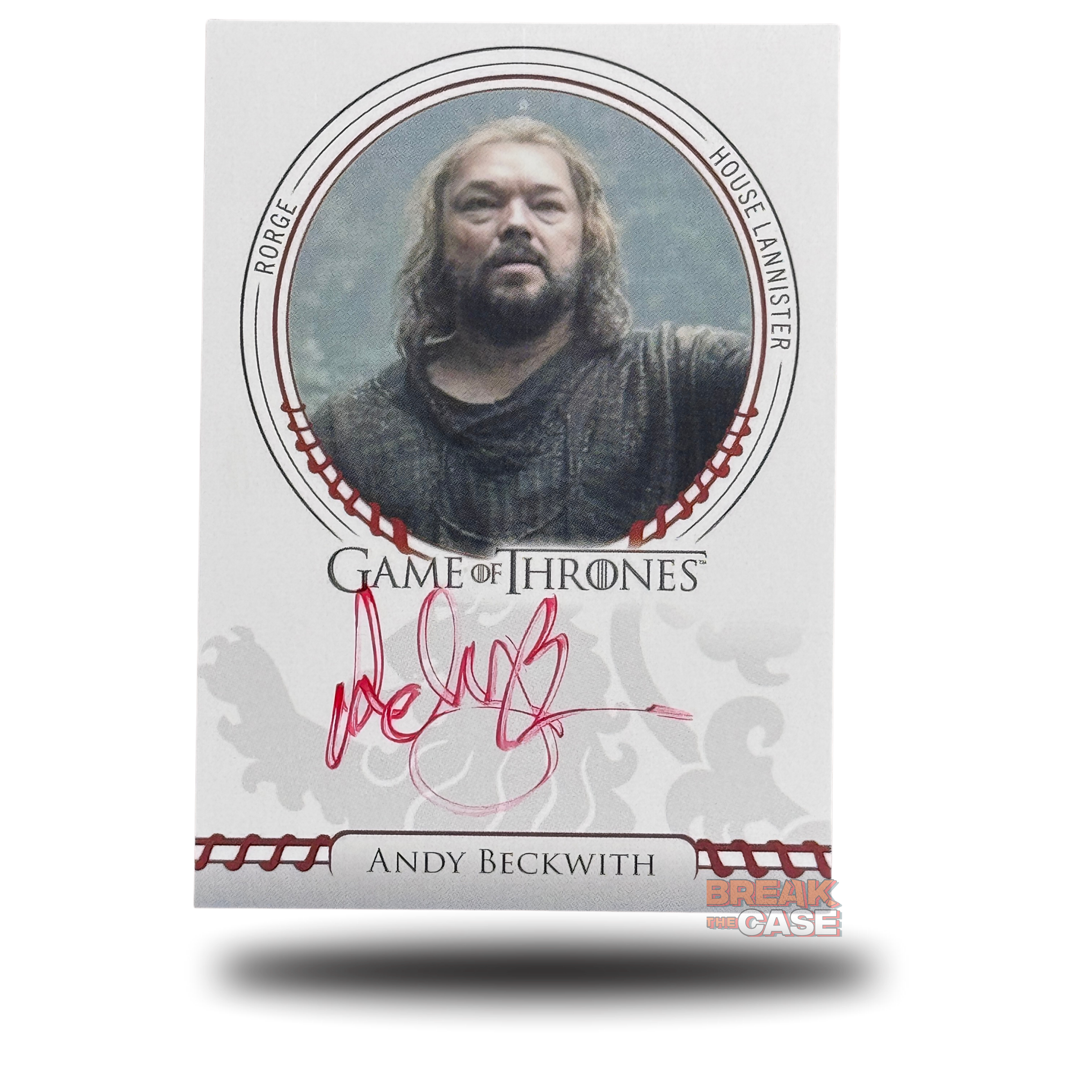 GoT: Legends of the Realm - Andy Beckwith / Rorge - Auto/Signatur