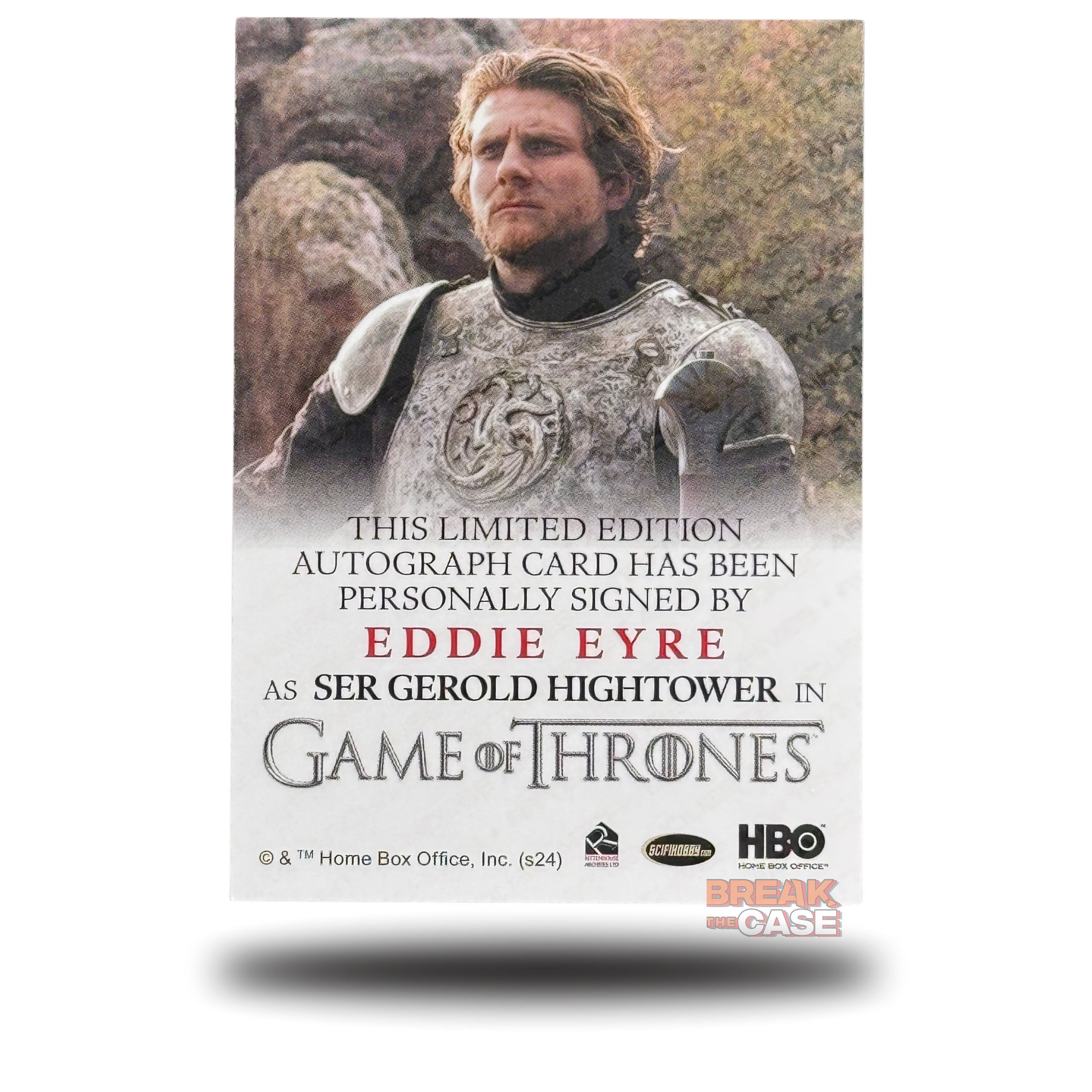 GoT: Legends of the Realm - Eddie Eyre / Ser Gerold Hightower - Auto/Signatur