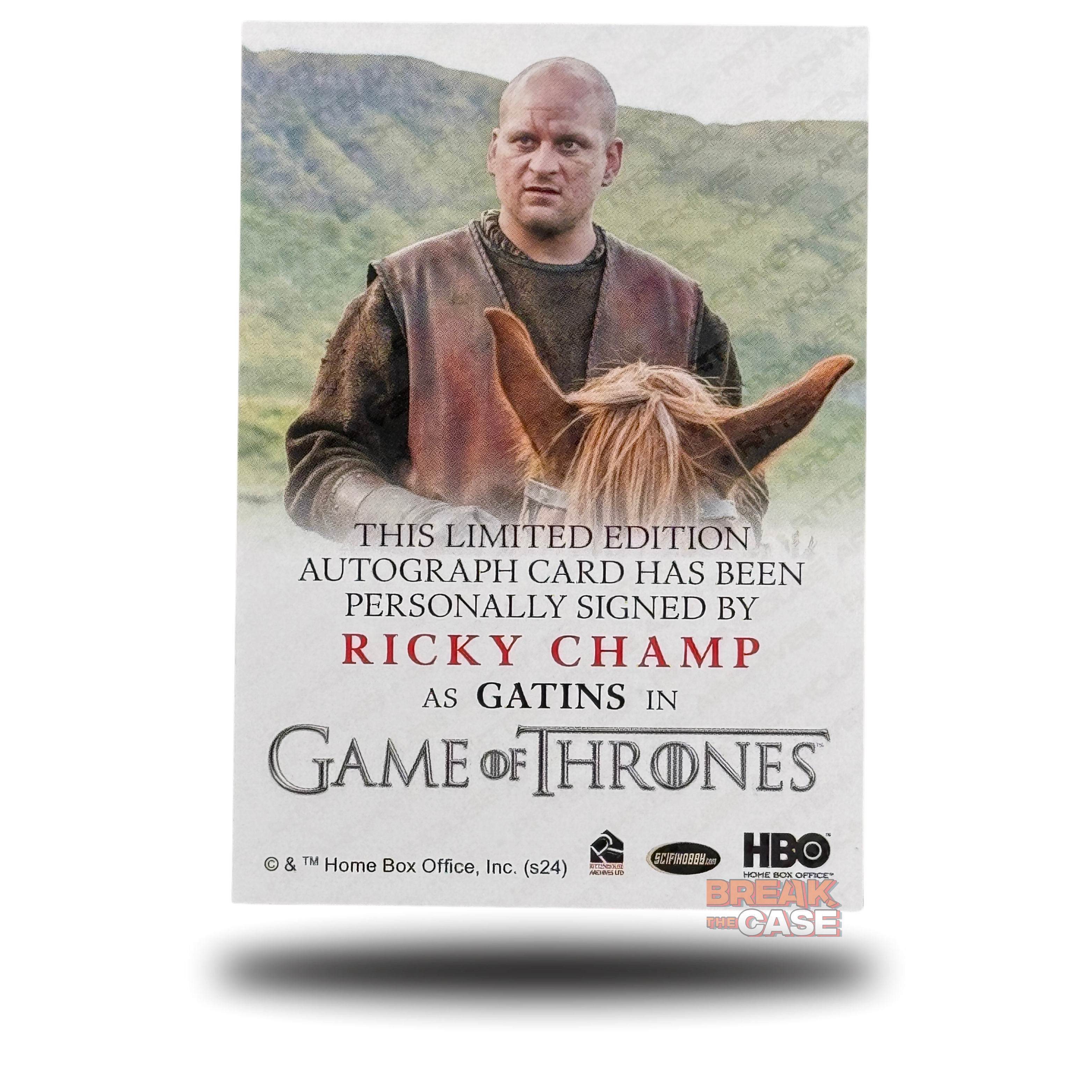 GoT: Legends of the Realm - Ricky Champ / Gatins - Auto/Signatur