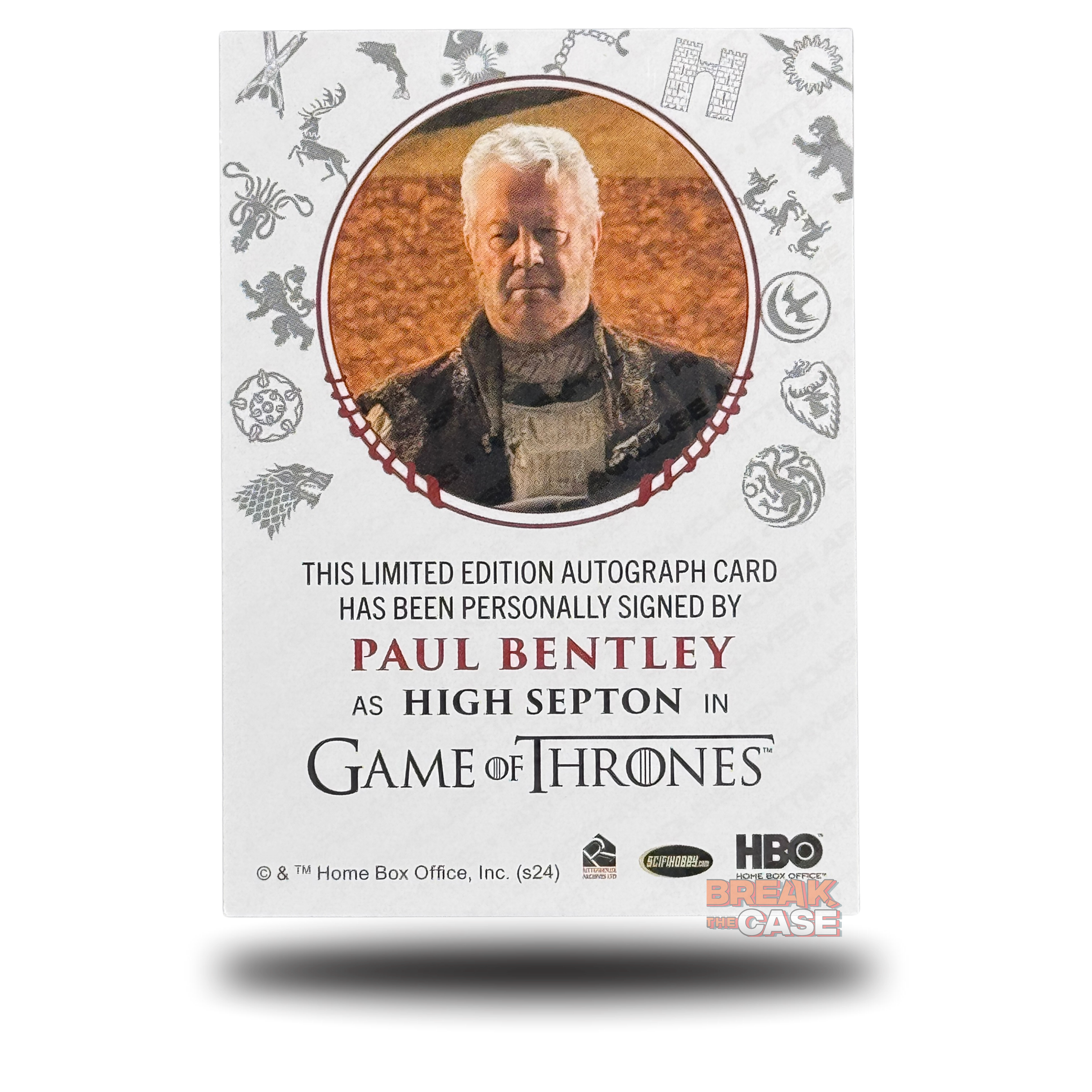 GoT: Legends of the Realm - Paul Bentley / High Septon - Auto/Signatur