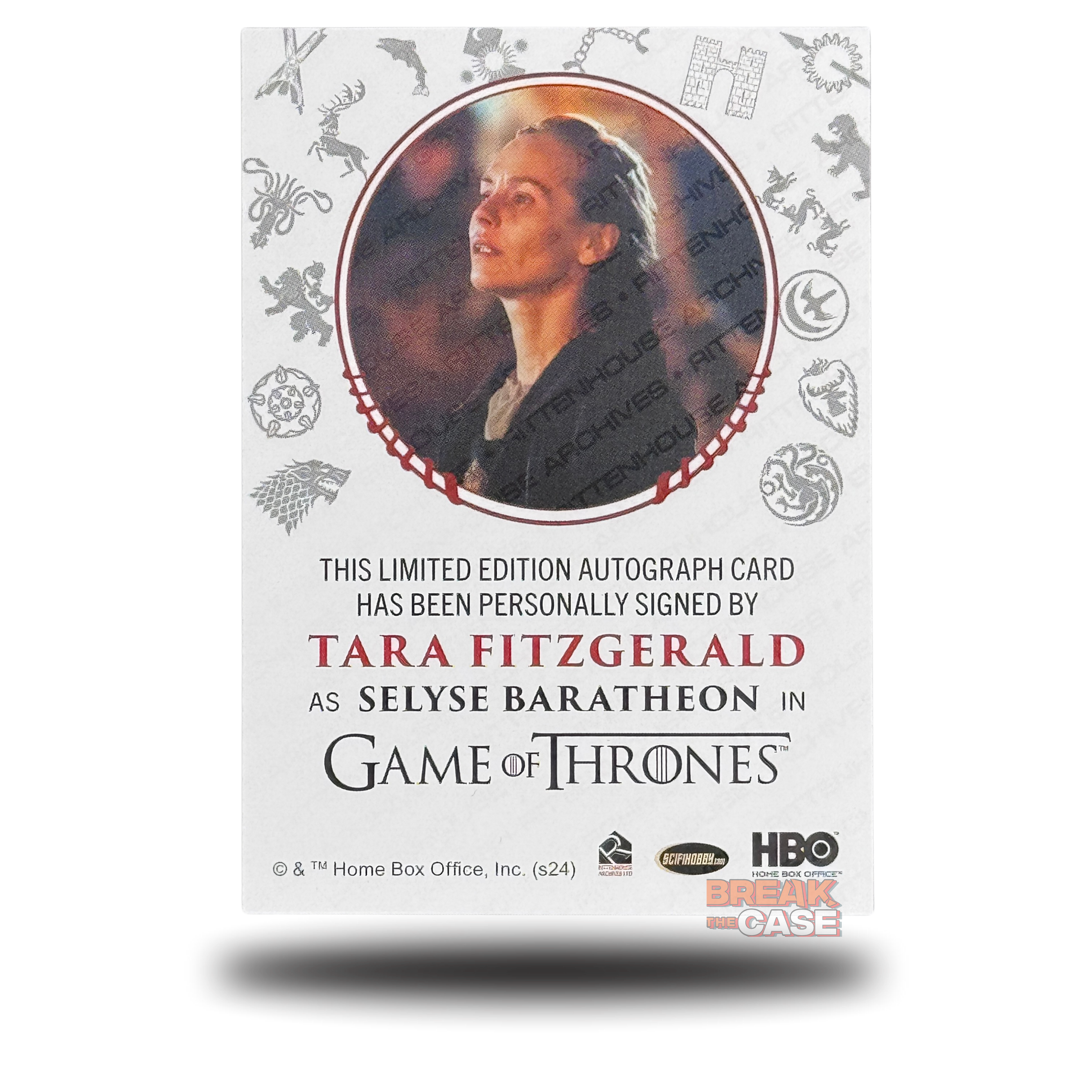 GoT: Legends of the Realm - Tara Fitzgerald / Selyse Baratheon - Auto/Signatur