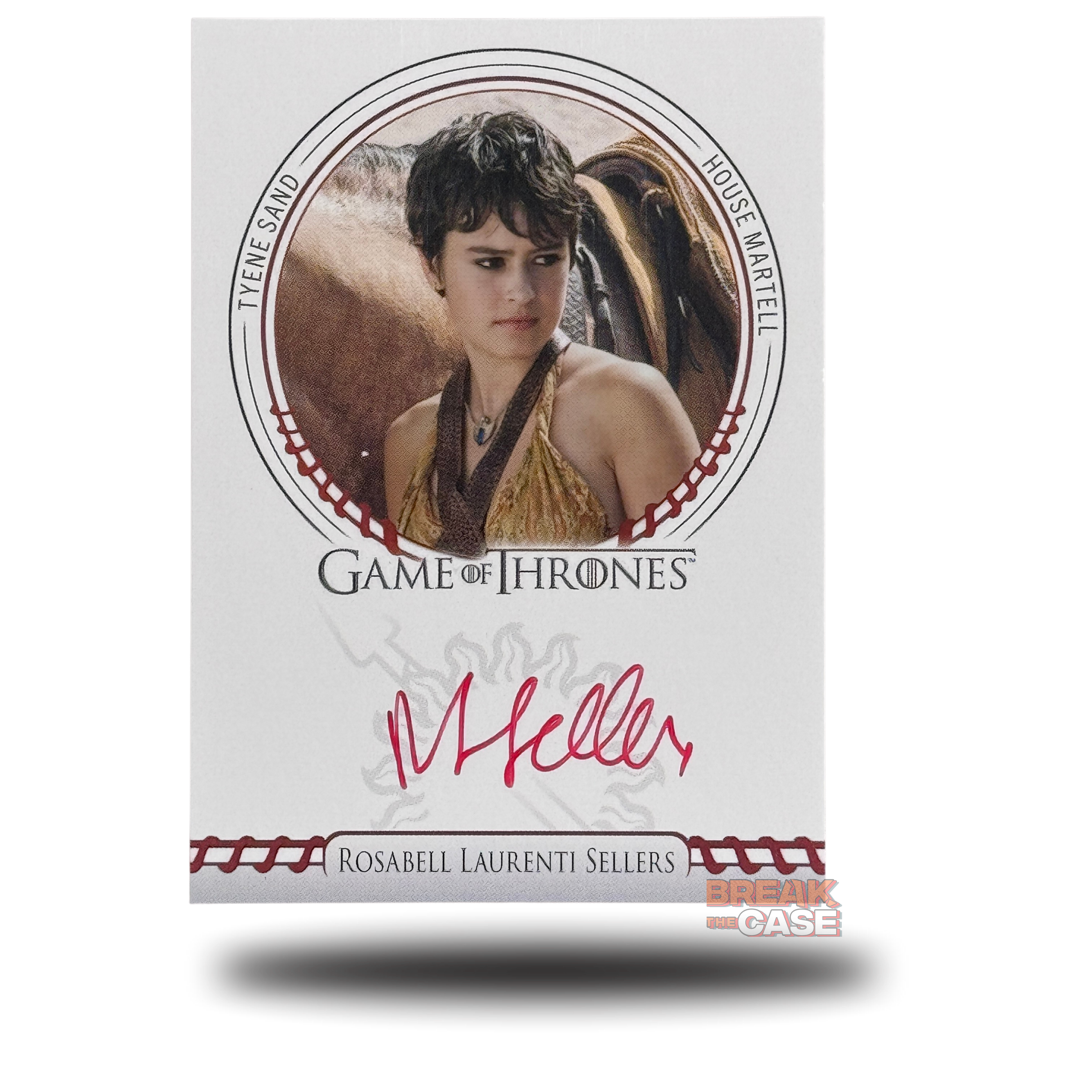 GoT: Legends of the Realm - Rosabell Laurenti Sellers / Tyene Sand - Auto/Signatur