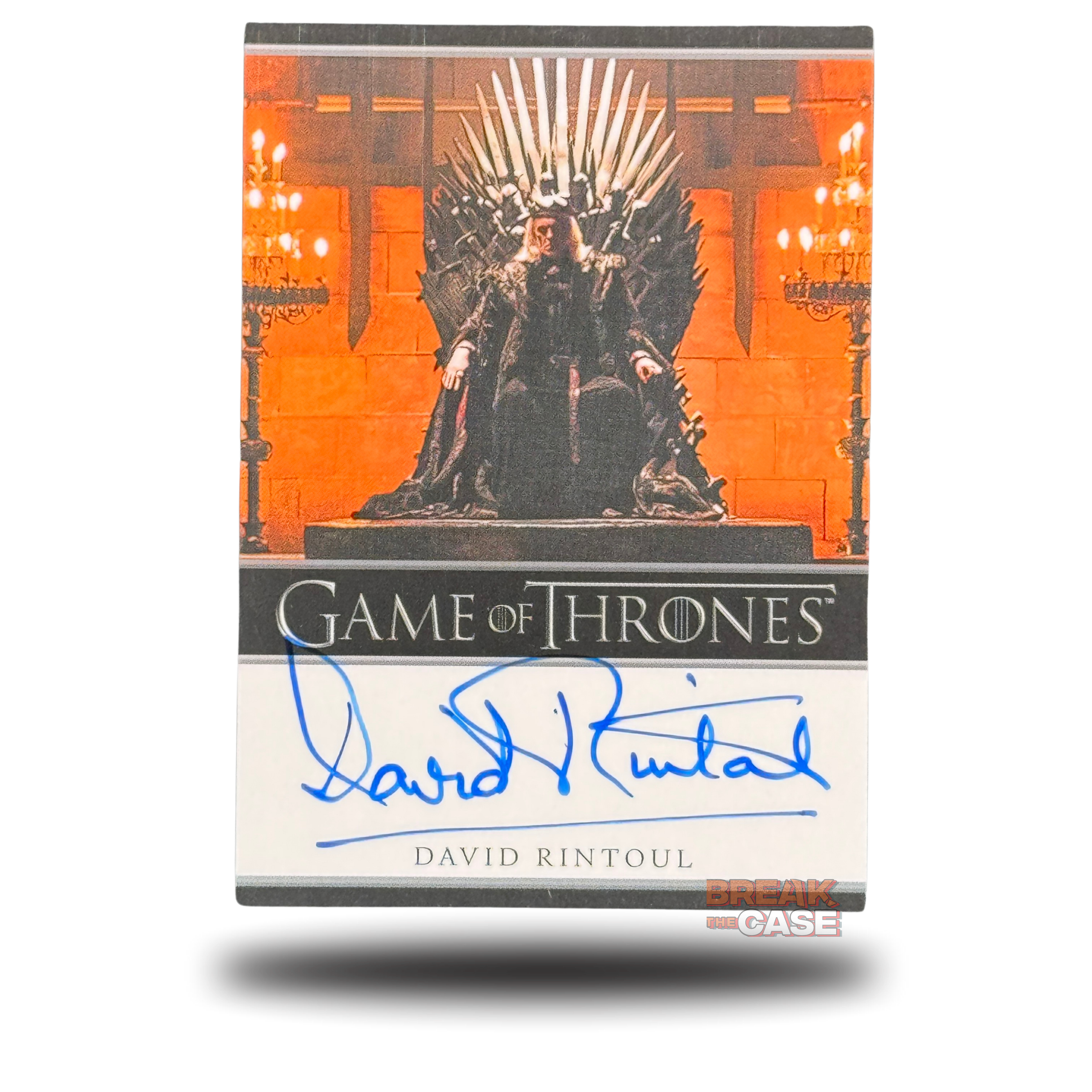 GoT: Legends of the Realm - David Rintoul / King Aerys II Targaryen - Auto/Signatur