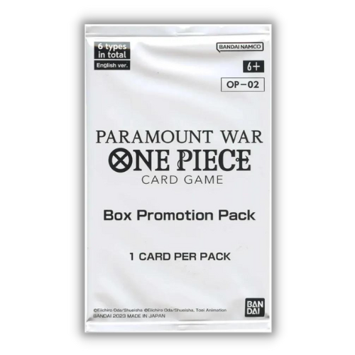 One Piece Card Game - Box Promotion Pack - Paramount War OP02 - Englisch